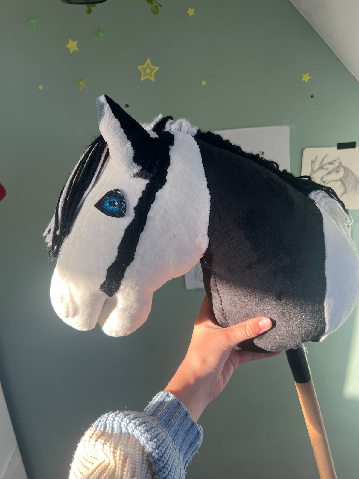 Mooi Hobby Horse - Zwart/Wit, Ophalen of Verzenden, Zo goed als nieuw, Jongen of Meisje