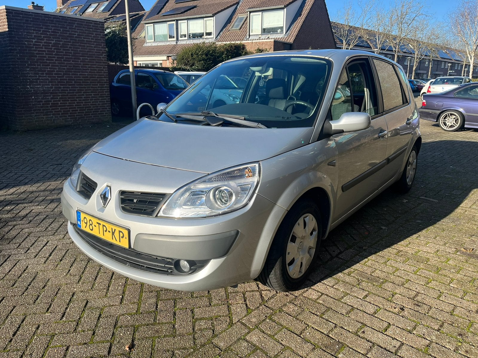 Renault Scénic 1.6 16V 82KW E4 2007 Grijs, Auto's, Renault, Particulier, Scénic, Benzine, D, MPV, Handgeschakeld, Origineel Nederlands