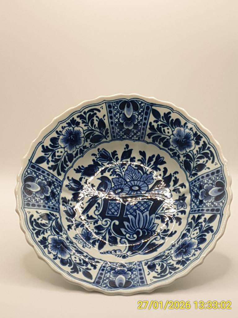 Delftsblauw Bord 517VM, Ophalen of Verzenden