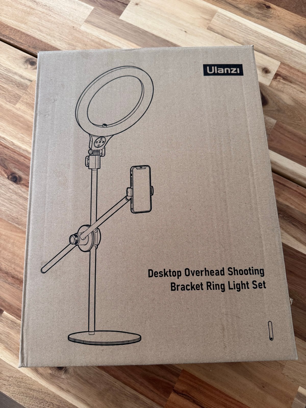 Ulanzi Desktop Overhead Shooting Bracket Ring Light Set, Overige merken, Belichting, Ophalen of Verzenden, Nieuw