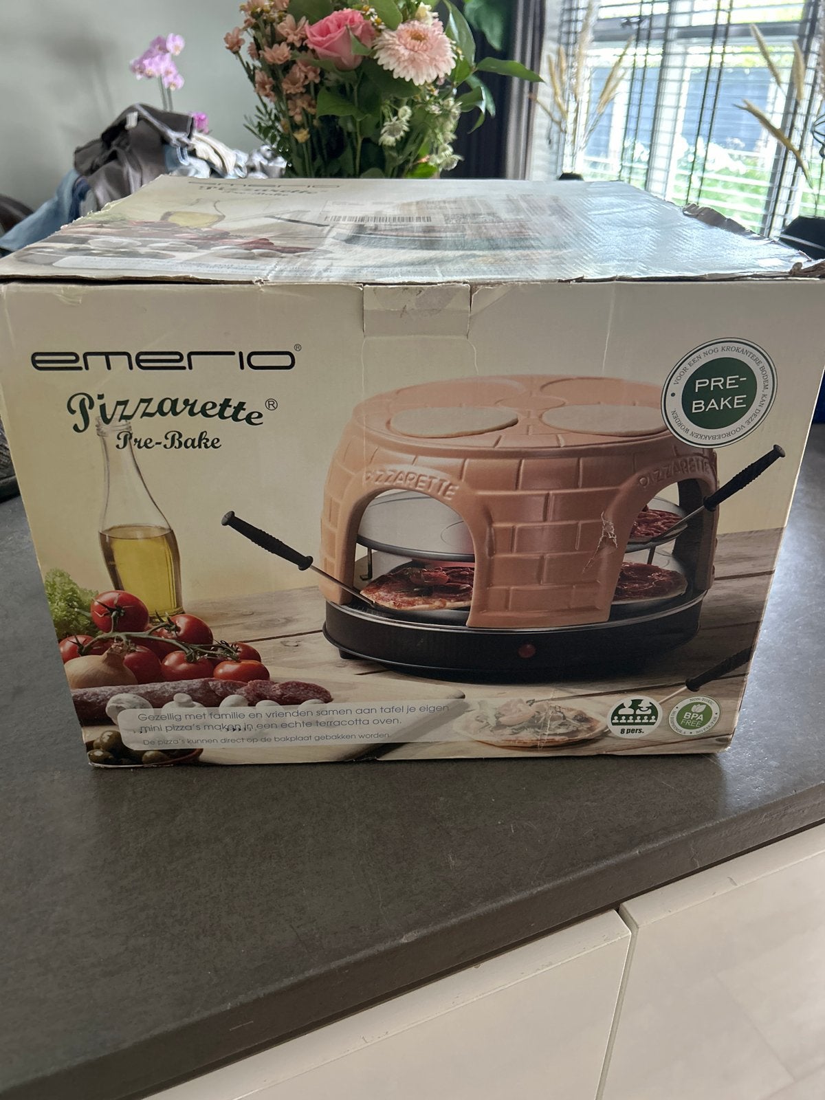 8 persoons pizzarette, Minder dan 45 cm, Overige merken, Pizzaoven, Ophalen of Verzenden