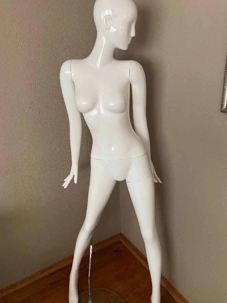 Elegant Witte Etalagepop 180 cm Perfect voor Vinted Webshop, Ophalen, Eu, Gebruikt, Eu