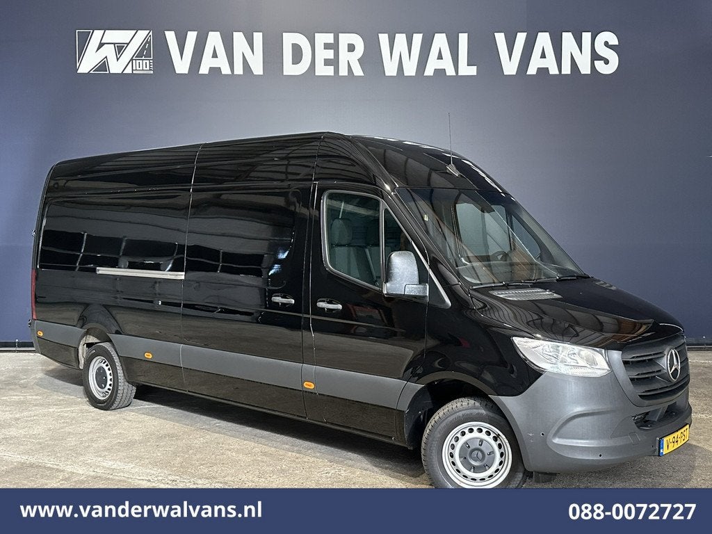 Mercedes-Benz Sprinter 317 CDI 170pk L3H2 Euro6 Airco | Came, Auto's, Bestelauto's, Gebruikt, 4 cilinders, 2000 kg, Zwart