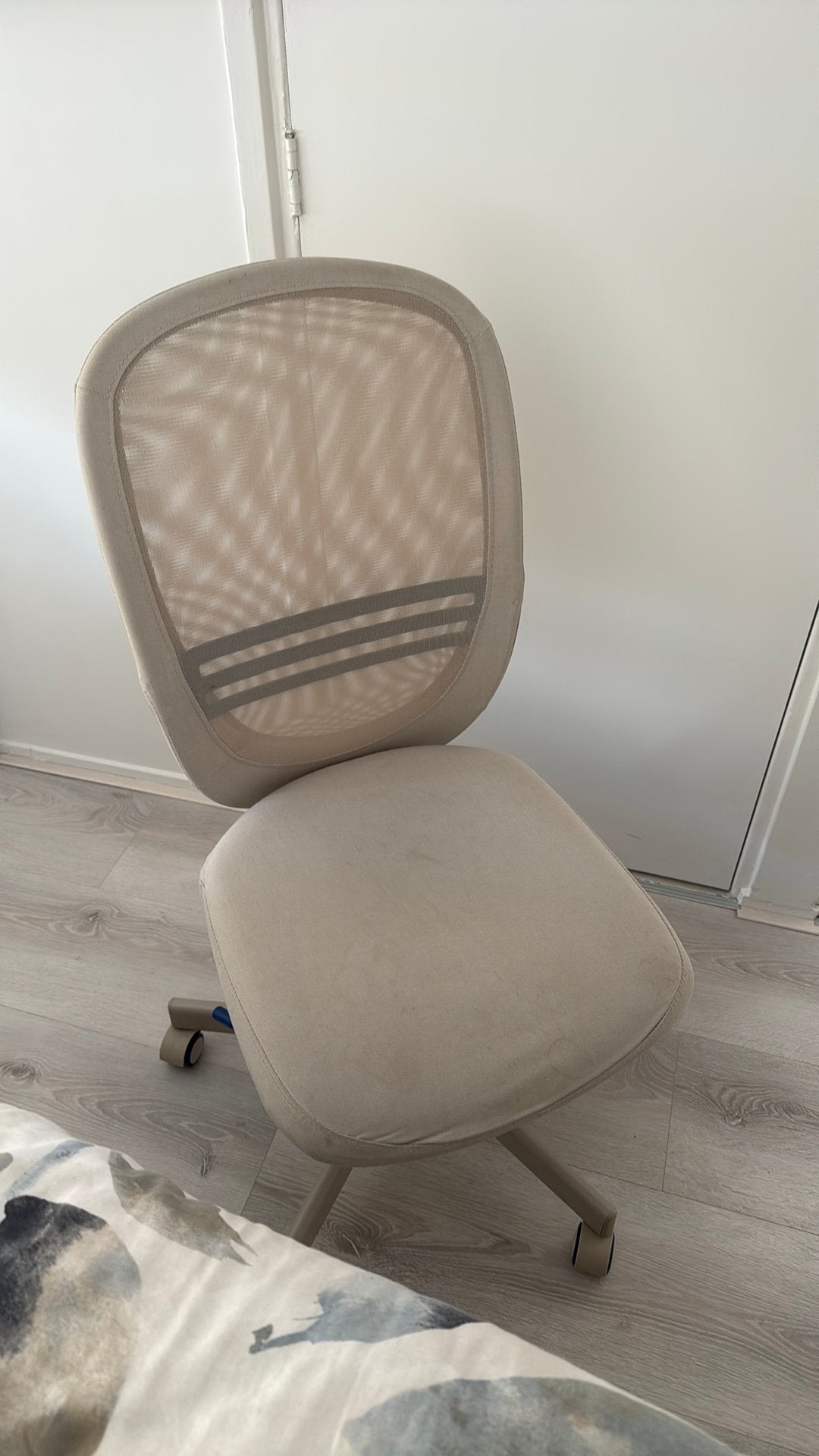 Ikea bureaustoel beige flintan model, Huis en Inrichting, Bureaustoelen, Ophalen, Gebruikt, Beige
