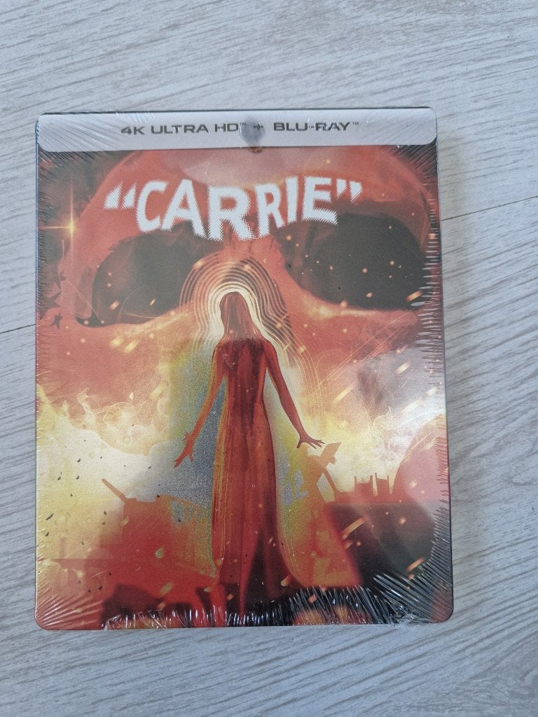 4K UHD Blu-ray Scream Factory - Carrie - Steelbook - Nieuw, Cd's en Dvd's, Blu-ray, Engels, Vanaf 16 jaar, Film, 4K Ultra HD Blu-ray