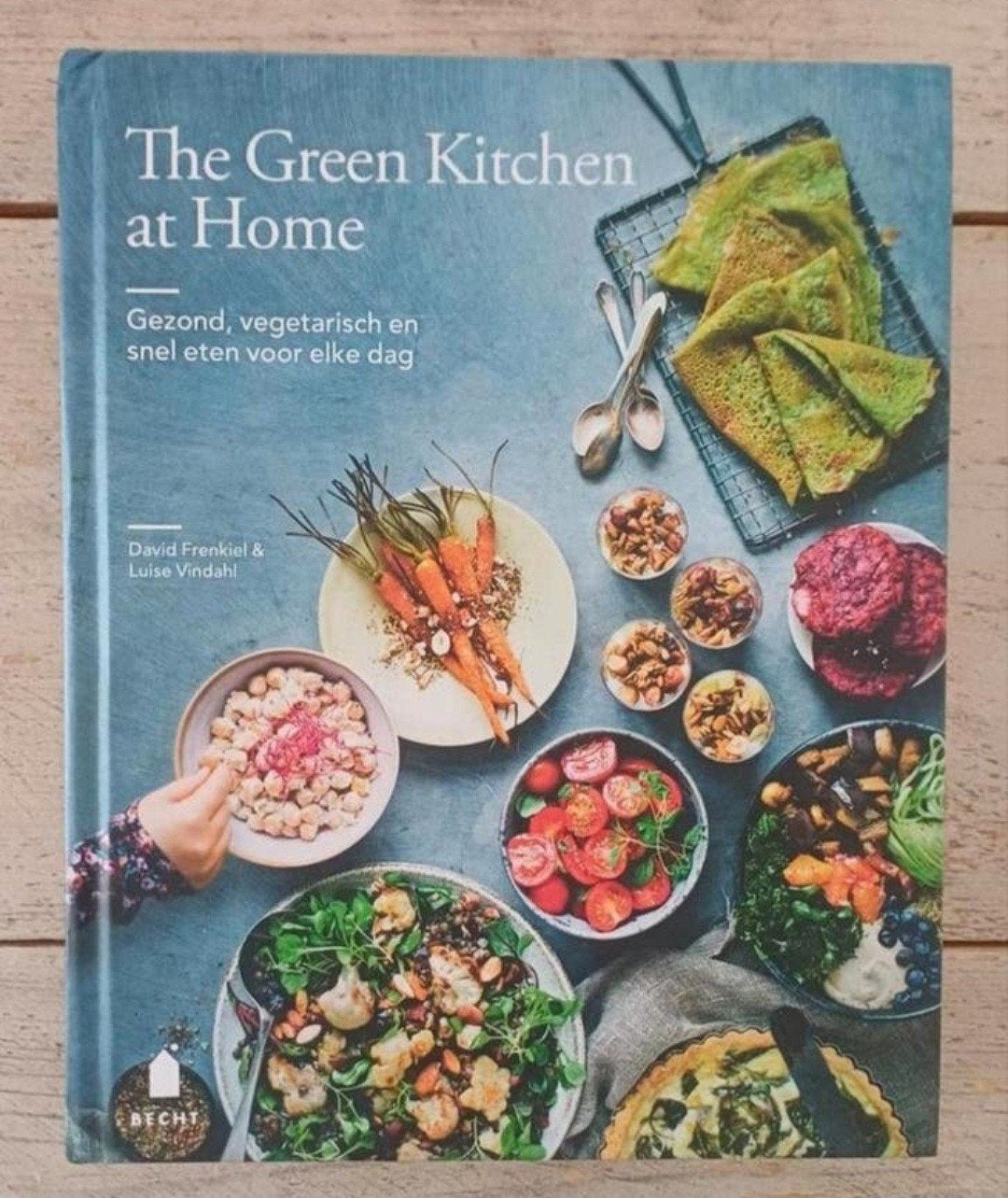 David Frenkiel - The green kitchen at home, Ophalen of Verzenden, Zo goed als nieuw, David Frenkiel & Luise Vindahl, Vegetarisch