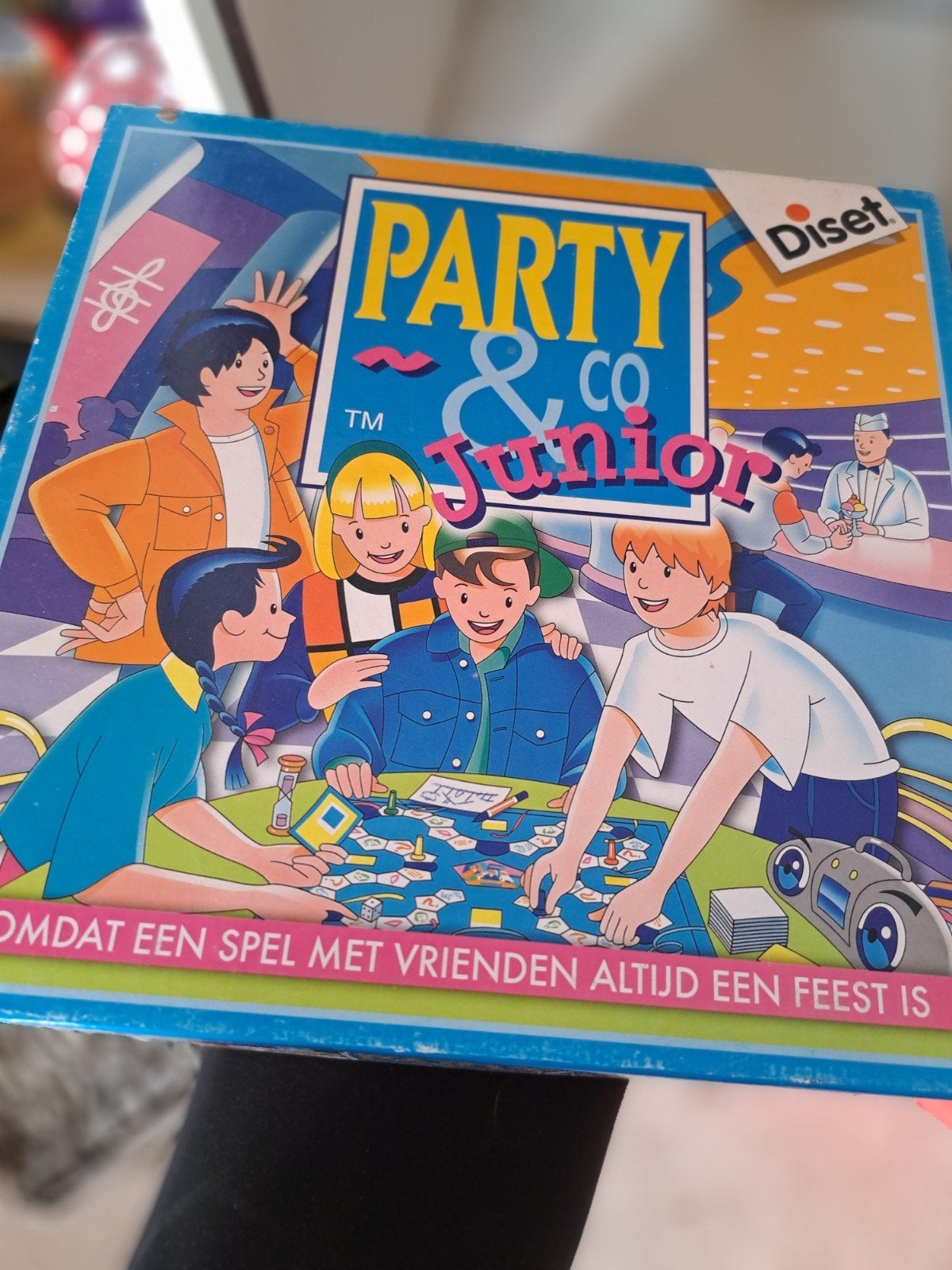Party & Co Junior Bordspel, Hobby en Vrije tijd, Drie of vier spelers, Ophalen of Verzenden, Gebruikt, Diset