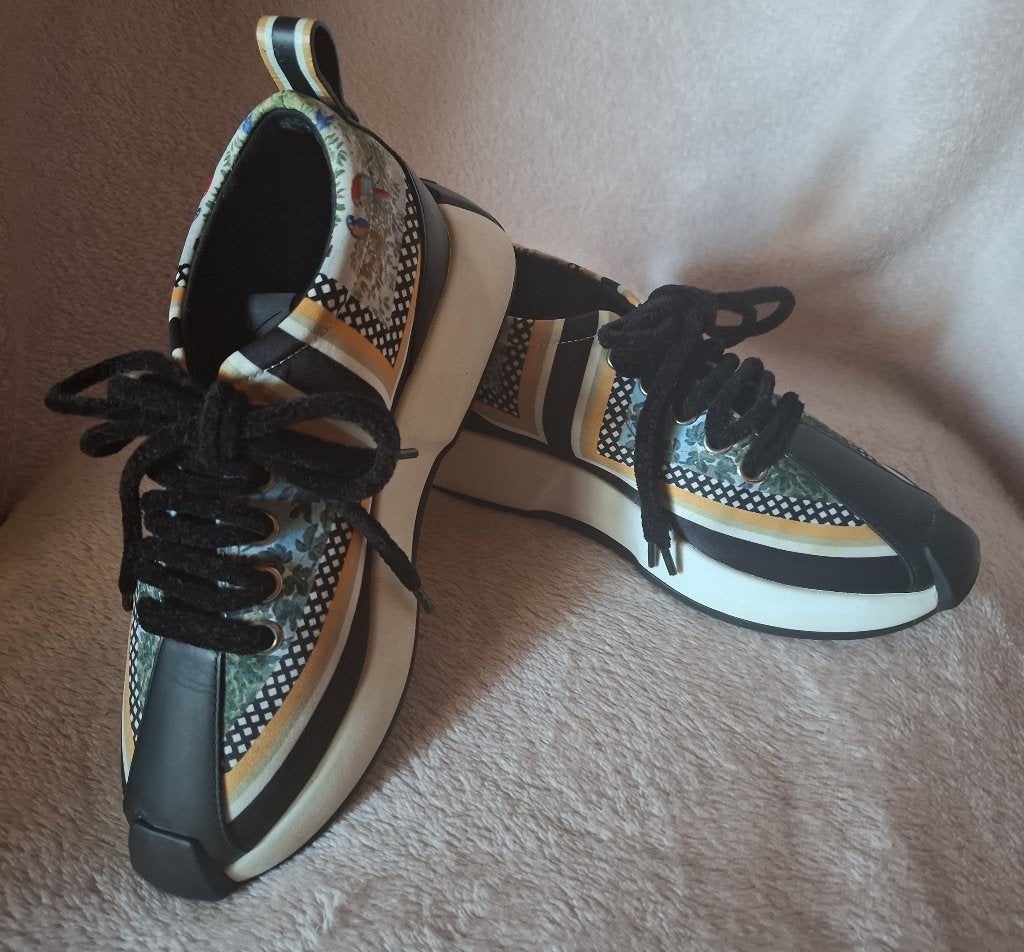Giuseppe Zanotti Ferox limited edition 'parrot' sneakers 36, Overige kleuren, Verzenden, Giuseppe Zanotti, Nieuw