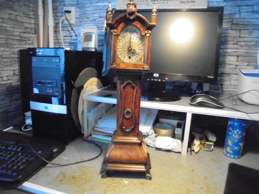 engels miniatuur staand horloge, Antiek en Kunst, Ophalen of Verzenden