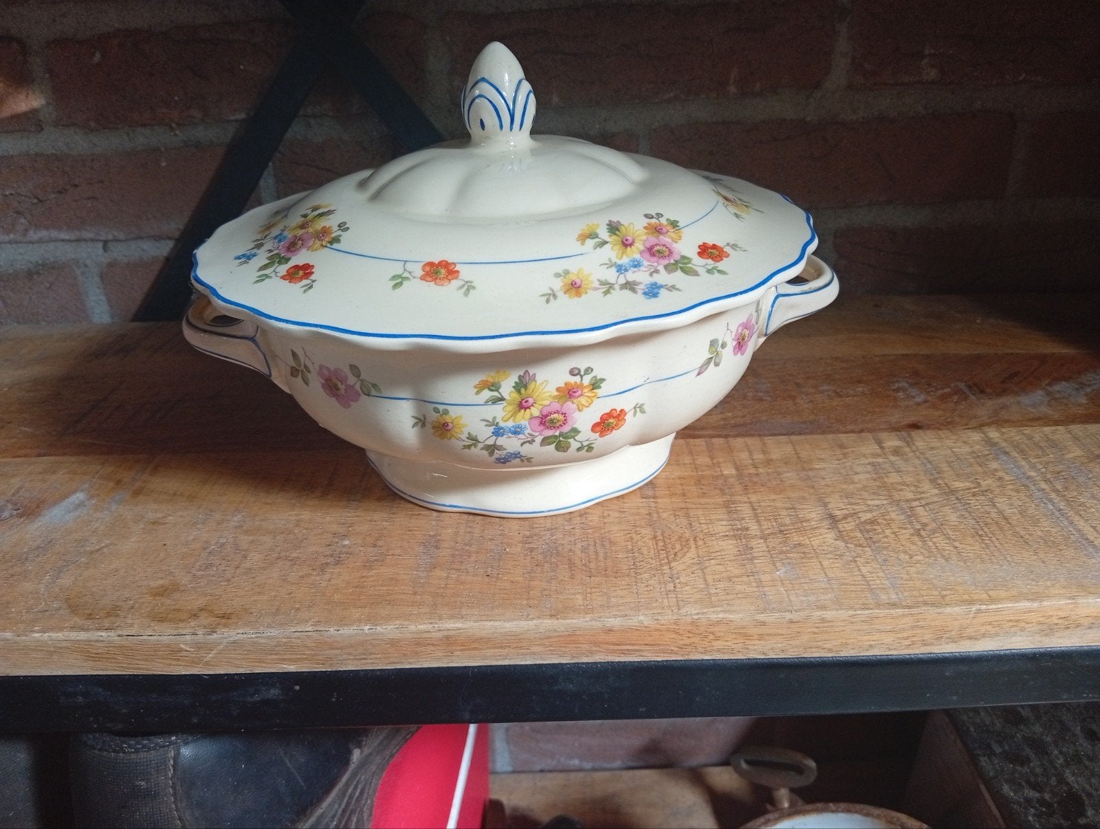 Mooie vintage schaal, Antiek en Kunst, Antiek | Porselein, Ophalen