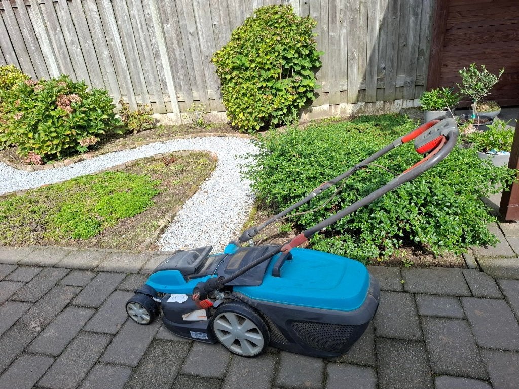 Gardena elektrische grasmaaier, Ophalen, Gebruikt, Elektrische grasmaaier, Opvangbak