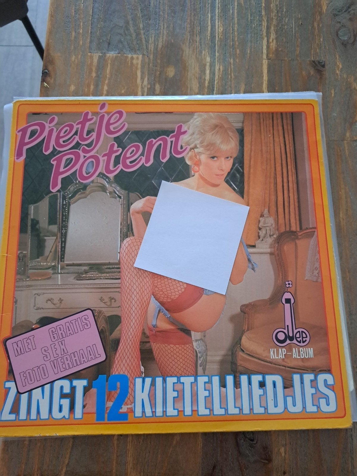 PIETJE POTENT LP.PIRAAT., Ophalen of Verzenden, Zo goed als nieuw, 12 inch, Levenslied of Smartlap