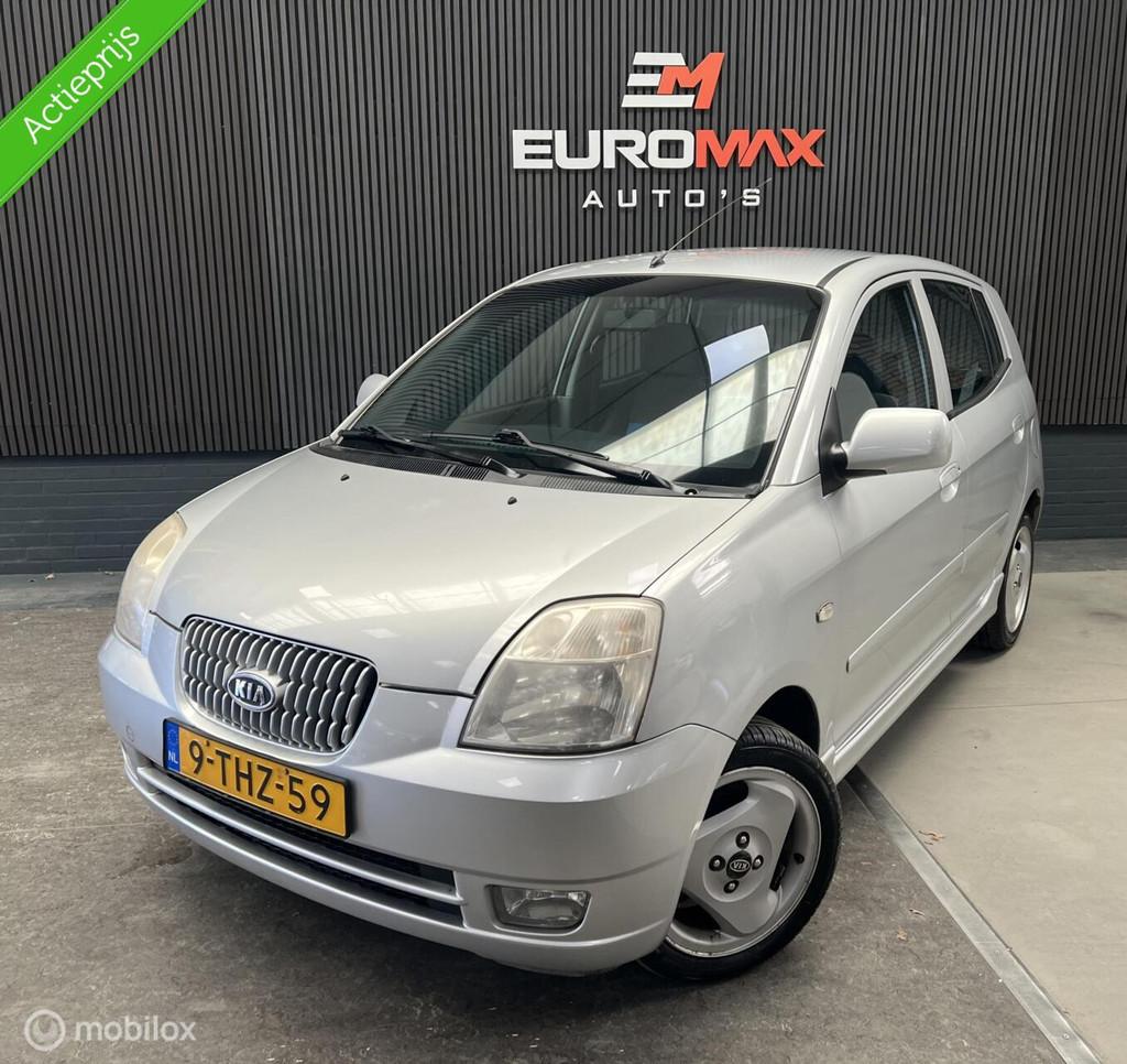 Kia Picanto 1.1 Inruil koopje, Zuinig en netjes!, Auto's, Gebruikt, 4 cilinders, 400 kg, Leder en Stof