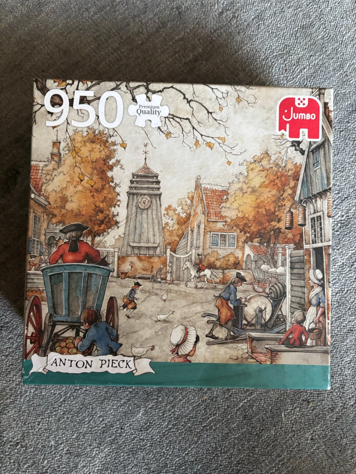 Anton Pieck Legpuzzel - Het Dorpsplein (950 stukjes), Ophalen, 500 t/m 1500 stukjes, Gebruikt, Legpuzzel