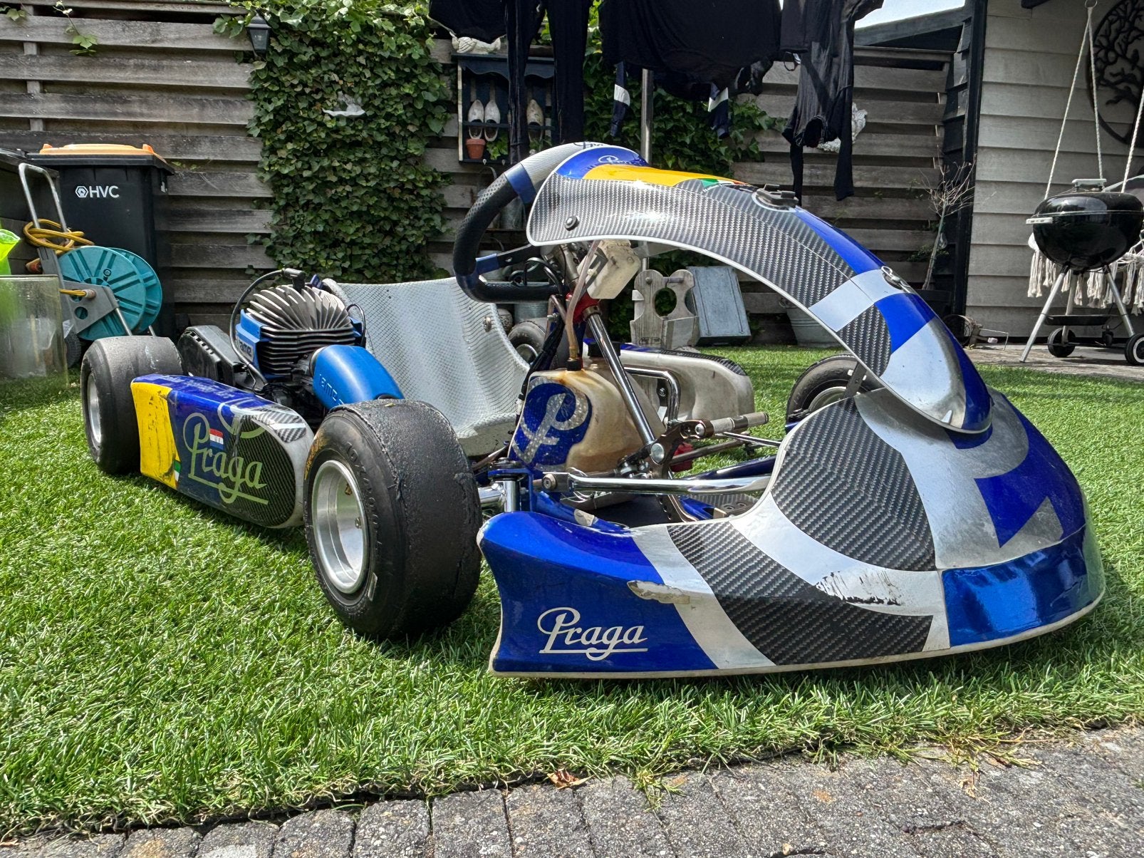 Praga mini met 60cc parilla met reserve onderdelen, Ophalen, Kart