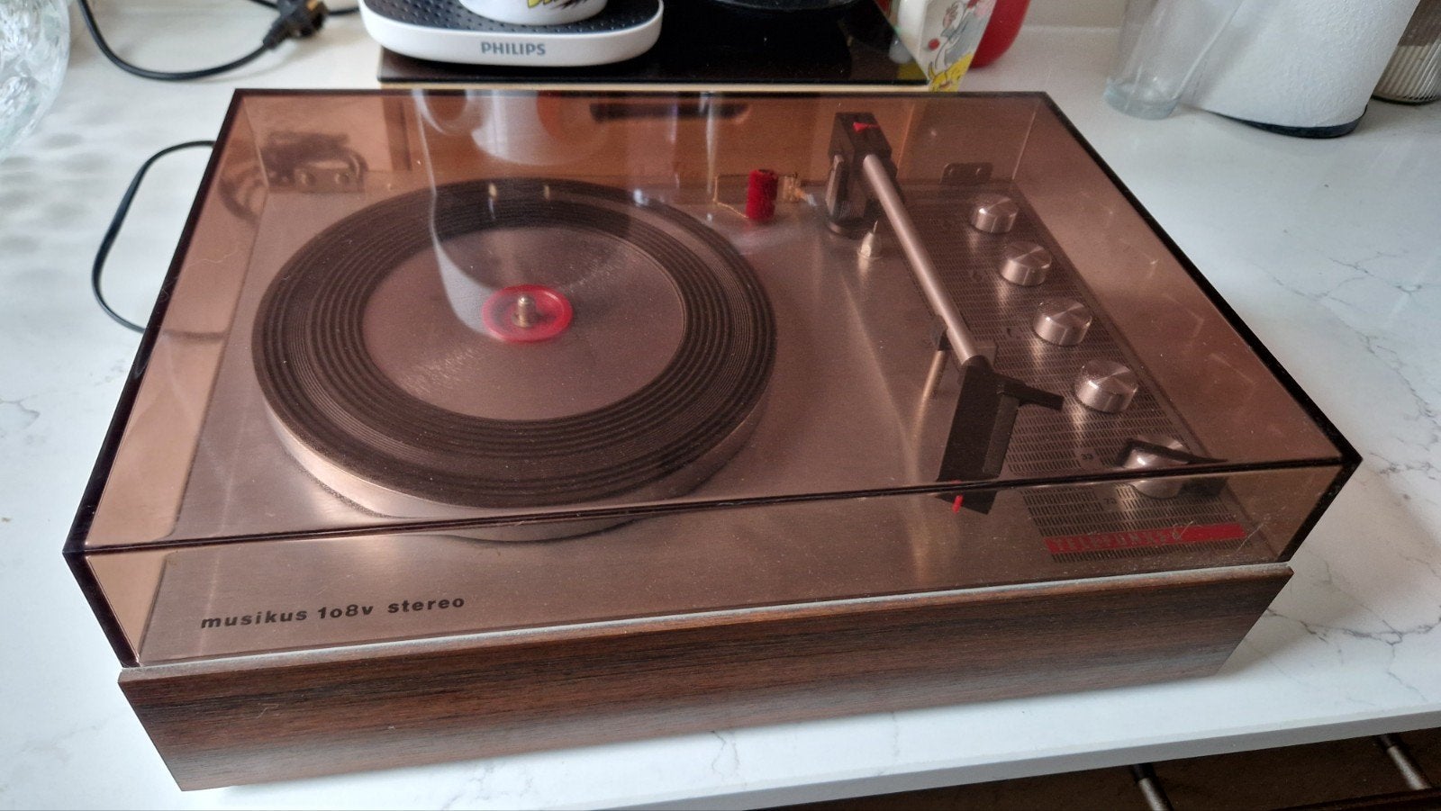 Telefunken Musikus 108V Stereo platenspeler [defect], Ophalen, Niet werkend, Platenspeler, Overige merken