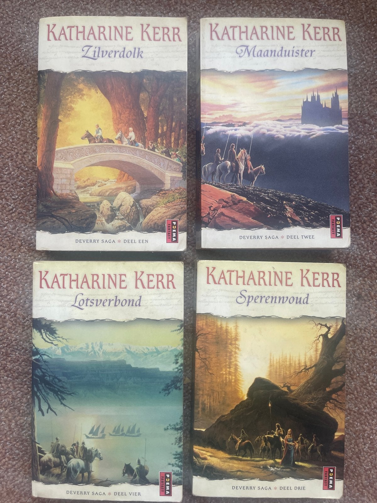 Katharine Kerr - Deverry Saga (deel 1-4), Ophalen of Verzenden, Gelezen