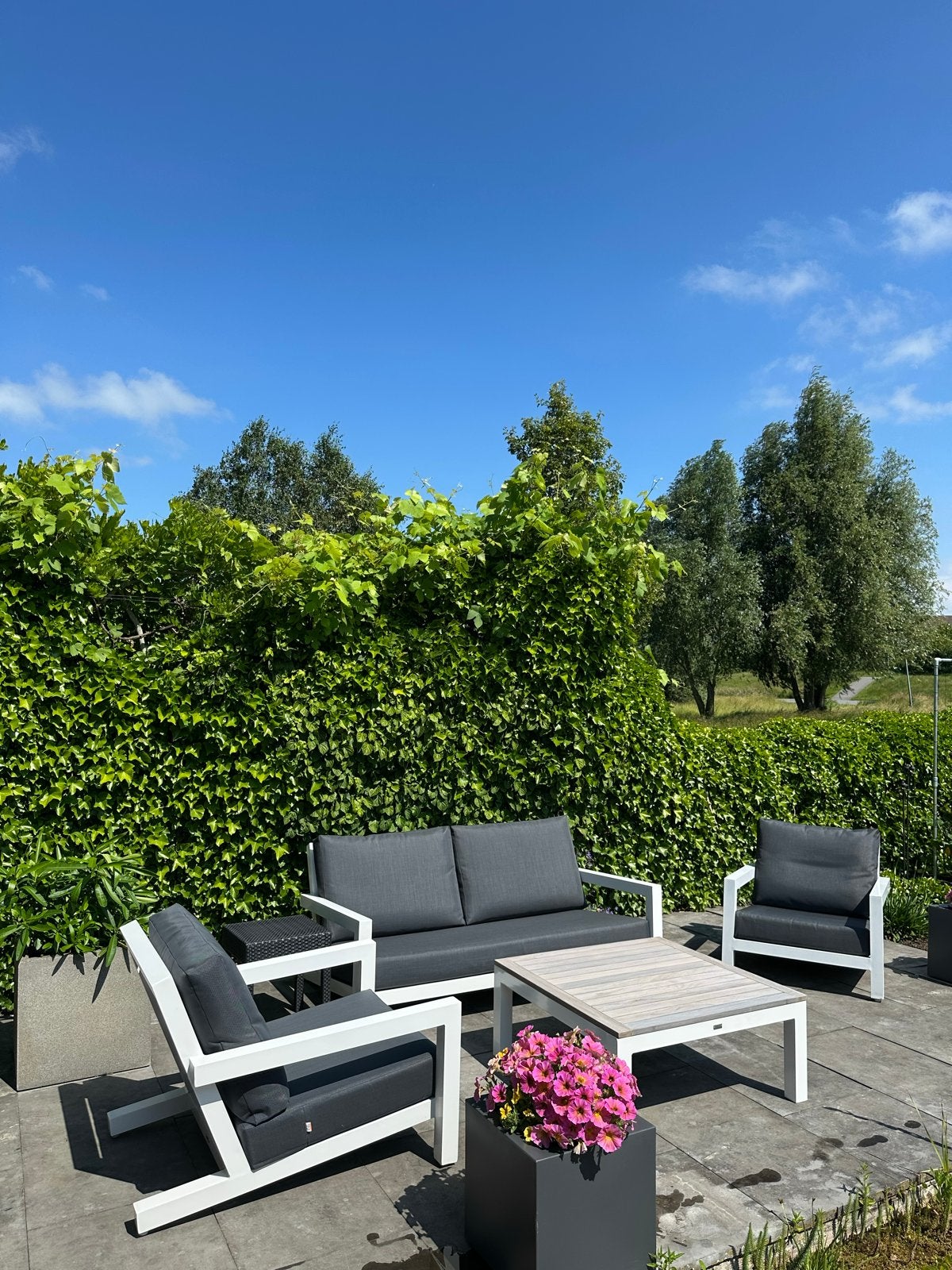 LIFE Outdoor Allseason loungeset - zo goed als nieuw, Tuin en Terras, Ophalen, 4 zitplaatsen, Aluminium, Zo goed als nieuw