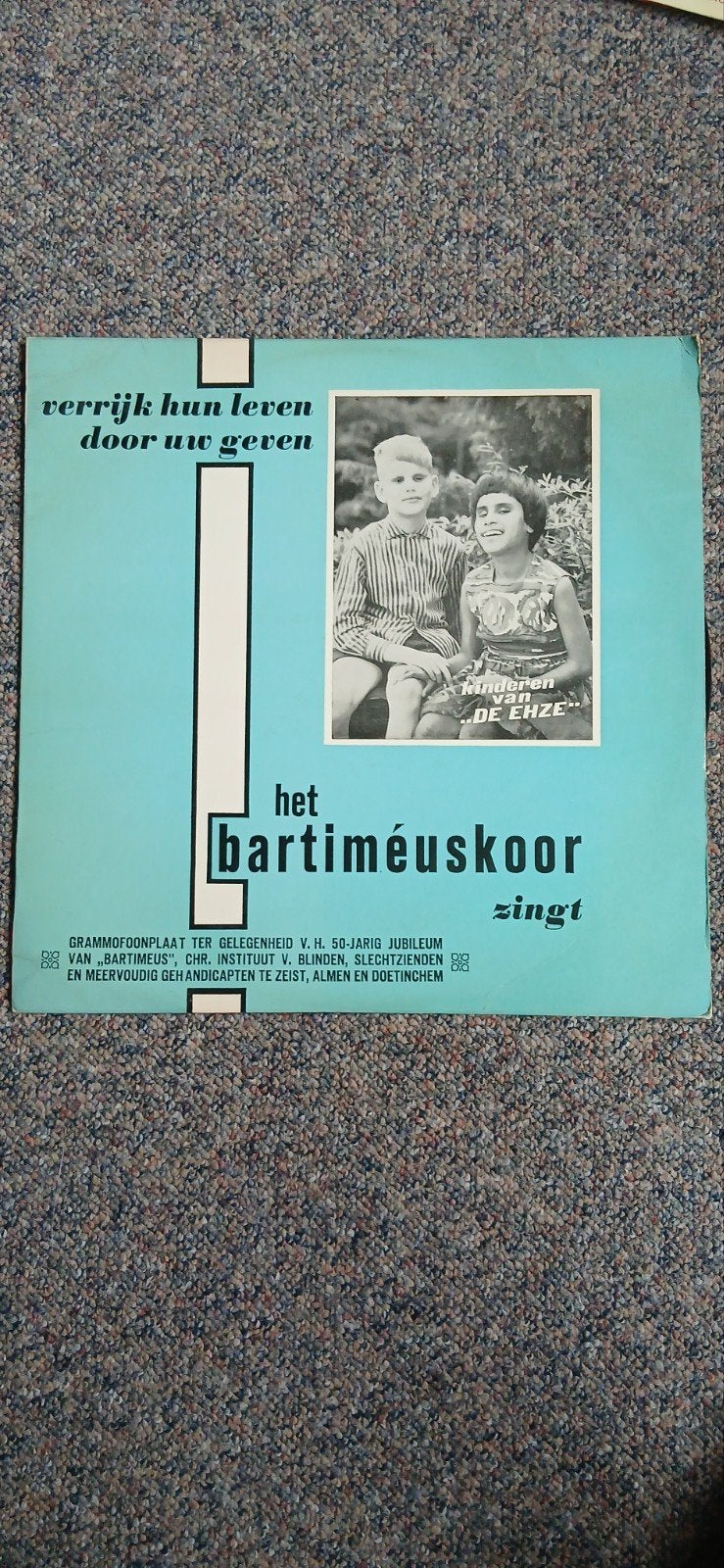 Het Bartiméuskoor zingt - Grammofoonplaat 50-jarig jubileum, Ophalen, Gebruikt, Overige componisten, Modernisme tot heden