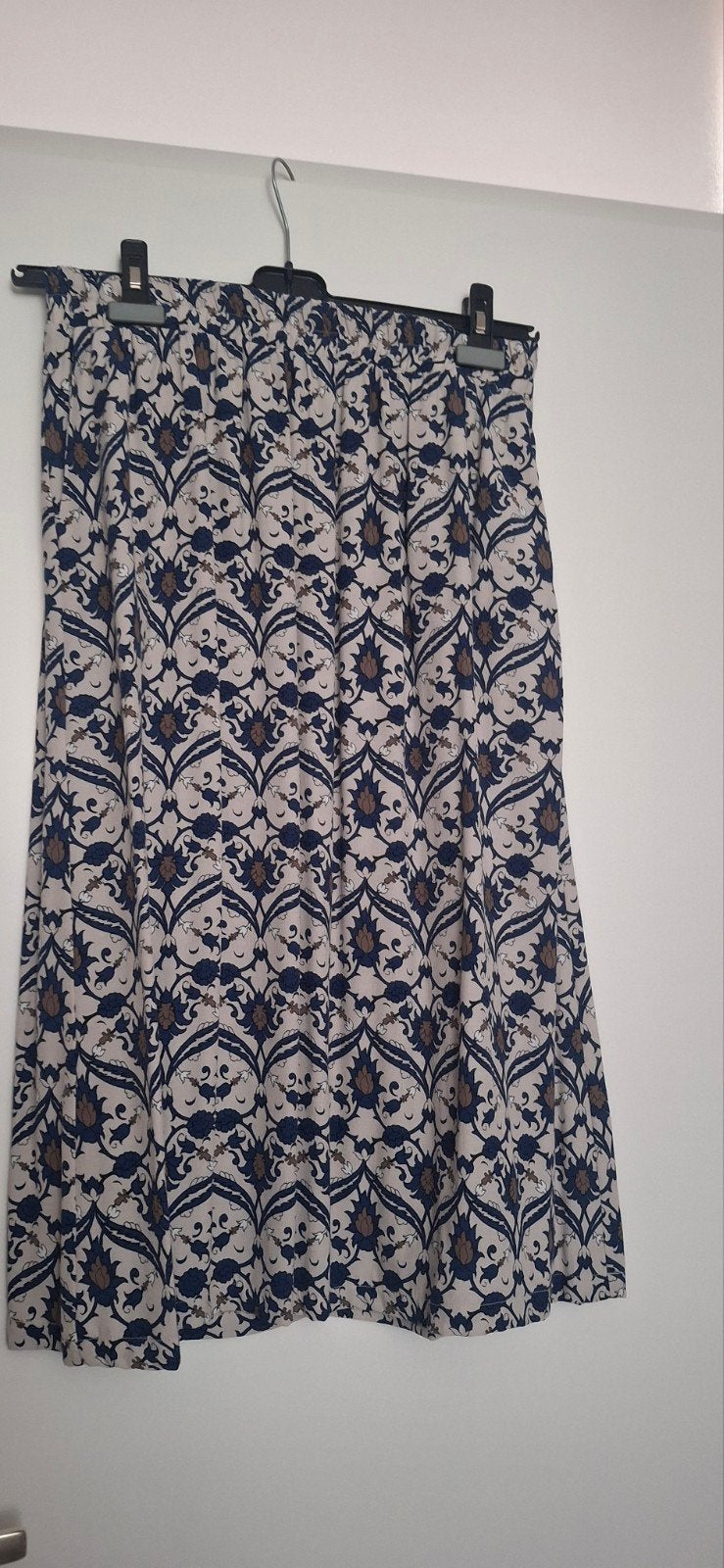 Zusss rok met blauw bruin print maat M, Kleding | Dames, Maat 38/40 (M), Bruin, Ophalen of Verzenden, Zo goed als nieuw