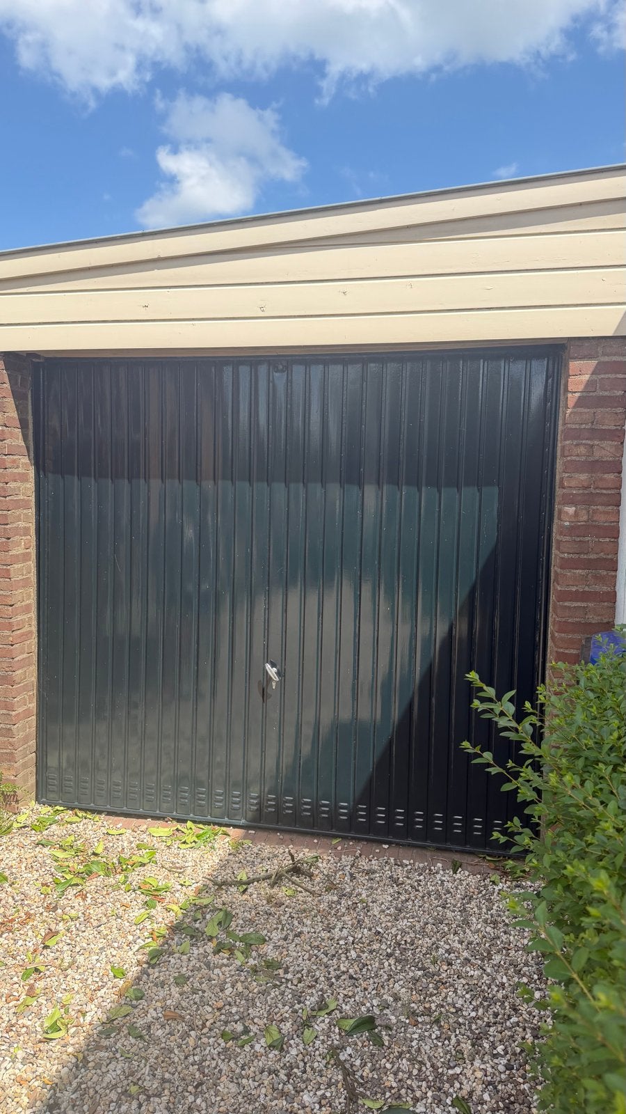 Gratis op te halen Garagedeur met elektrische opener, Ophalen, Gebruikt, 120 cm of meer, Garagedeur