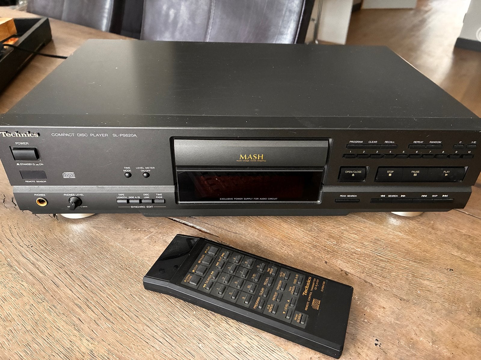 Technics SL-PS620A CD speler, zwart, Ophalen, Gebruikt, Technics