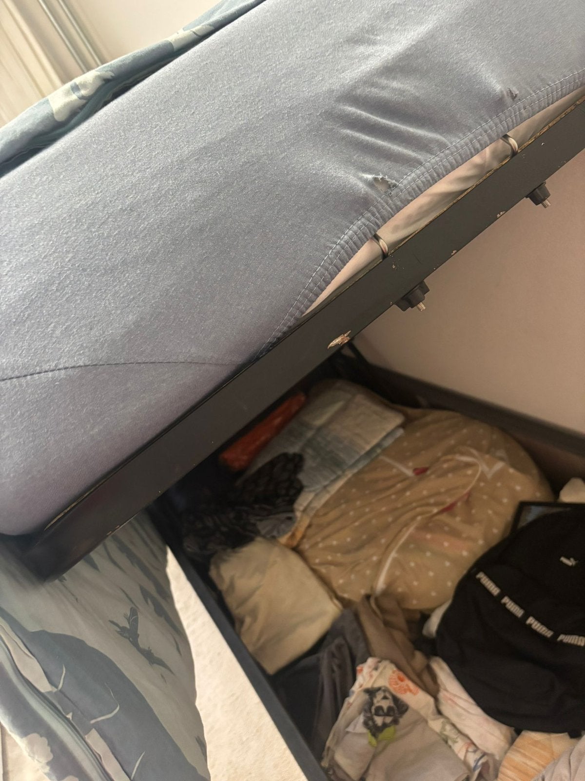 Een persoonsbed, Ophalen of Verzenden, Zo goed als nieuw, Eenpersoons, 90 cm