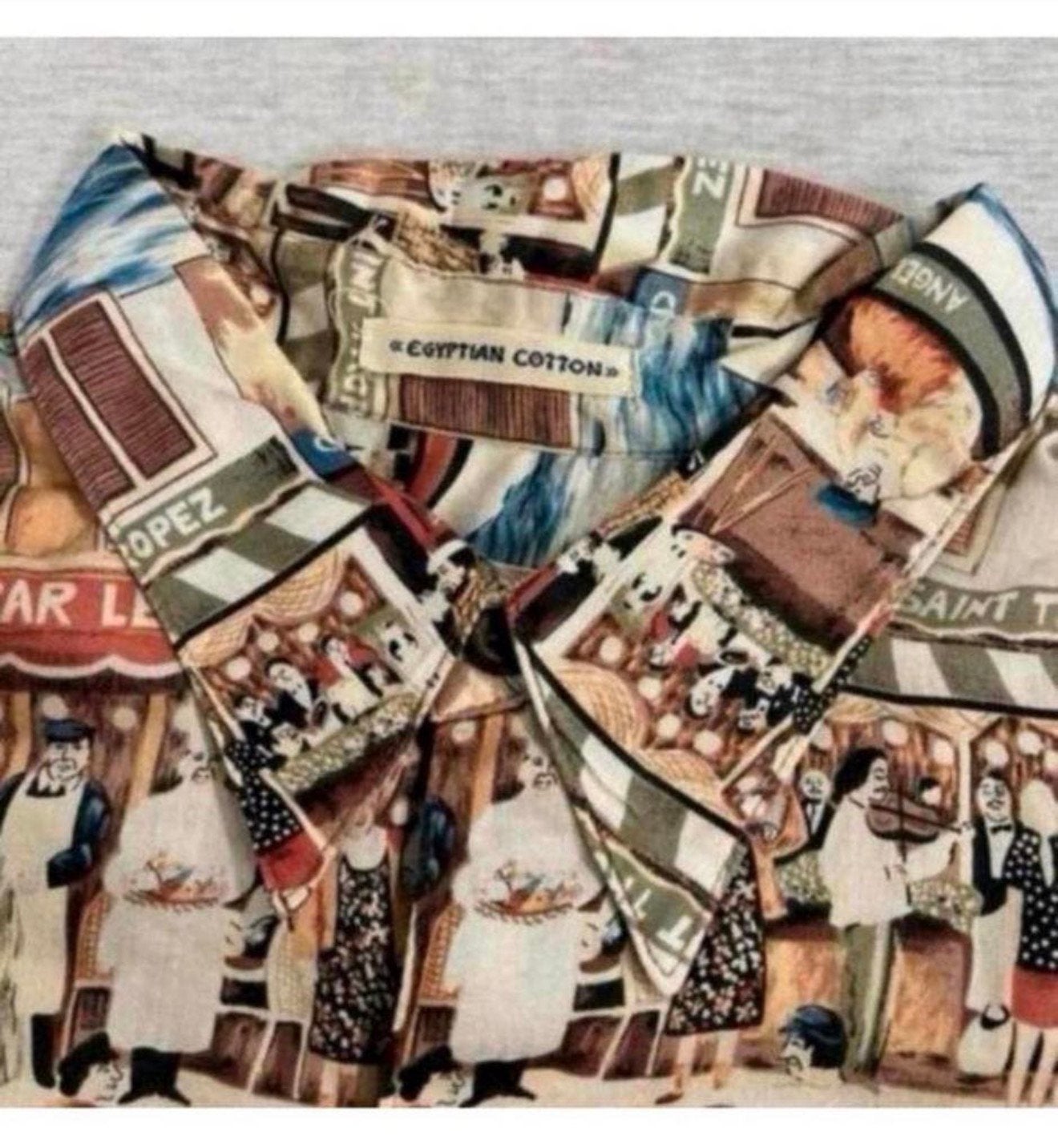 Reyn Spooner collection, egyptian cotton M blouse overhemd, Kleding | Heren, Overhemden, Meerkleurig, Zo goed als nieuw, H, H