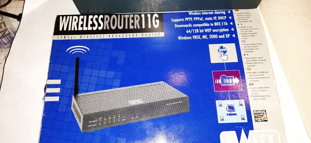 sweex wireless broadband router, Ophalen of Verzenden, Gebruikt, Router, Sweex