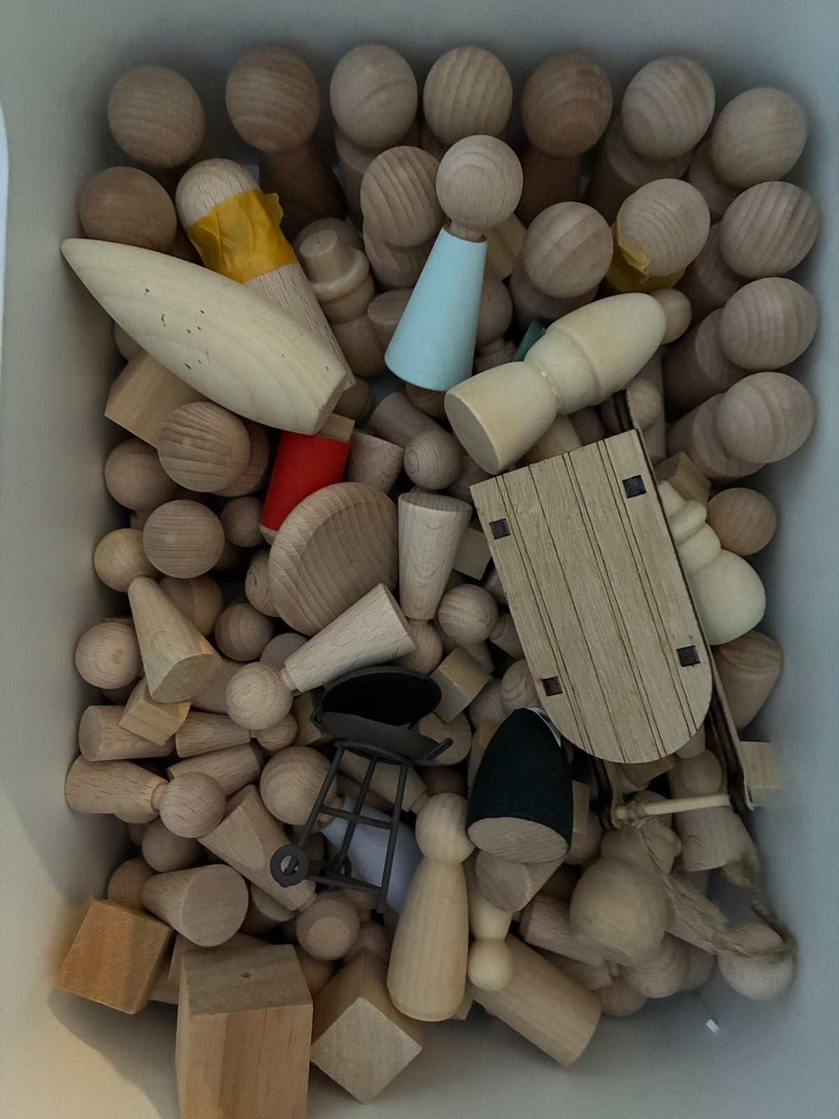 Houten pegdolls (van alles), Ophalen of Verzenden, Nieuw, Overige typen