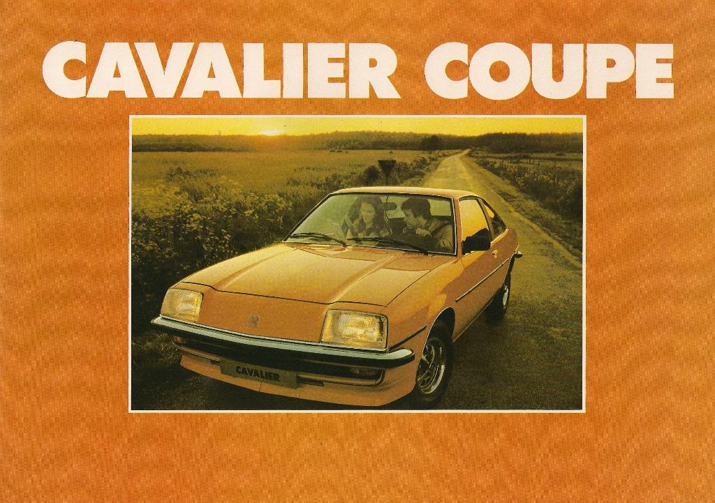 Folder Vauxhall Cavalier Coupe, 1977, Ophalen of Verzenden, Nieuw, Overige merken