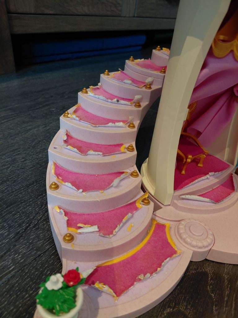 Playmobil Prinsessenkasteel met figuren en accessoires, Ophalen of Verzenden, Gebruikt, Complete set