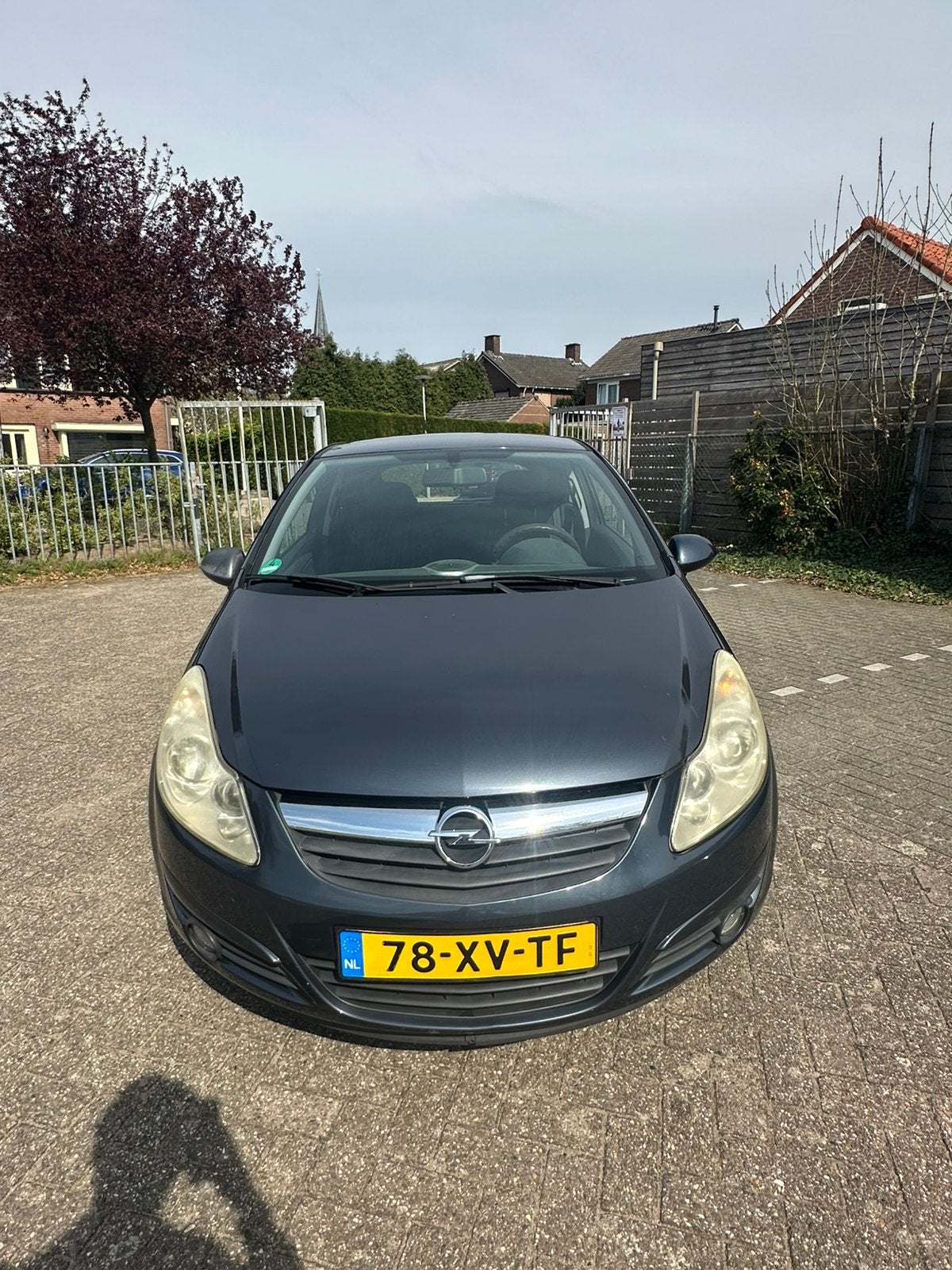 Opel Corsa 1.2 16V 3D WR 2007 Grijs, Auto's, Voorwielaandrijving, 450 kg, 40 €/maand, Euro 6