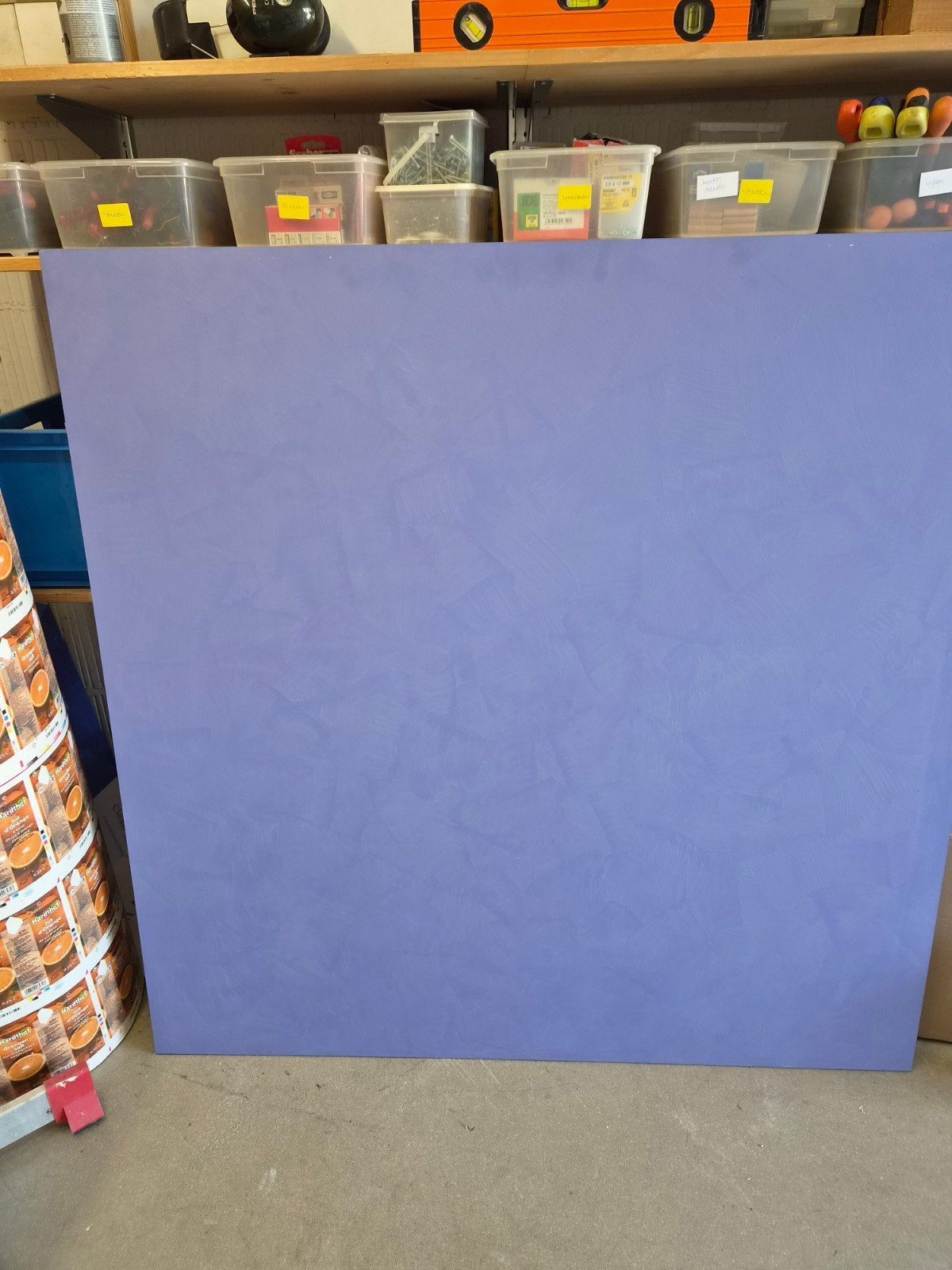 Modern paars schilderij - Abstracte kunst voor aan de muur, Ophalen, Gebruikt, 125 cm of meer, Schilderij