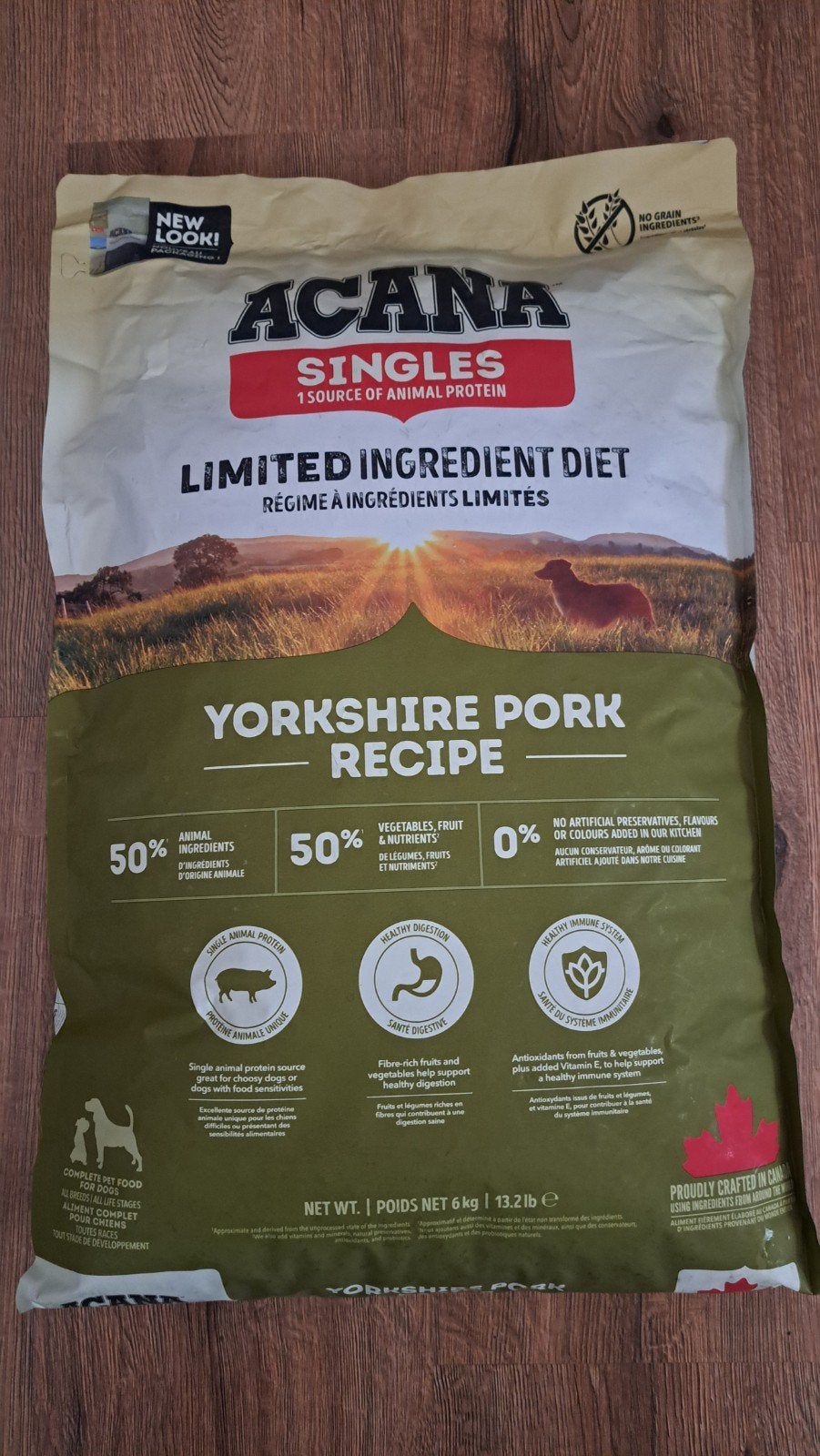 Acana Yorkshire Pork 6 kg zak, NIEUW, ongeopend, Ophalen of Verzenden, Hond