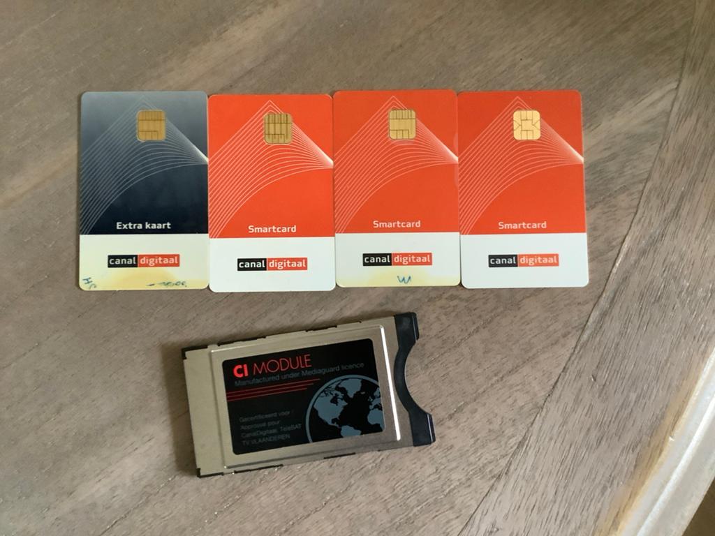 Canal Digitaal CI Module met Smartcards, Ophalen of Verzenden, Zo goed als nieuw, Decoder