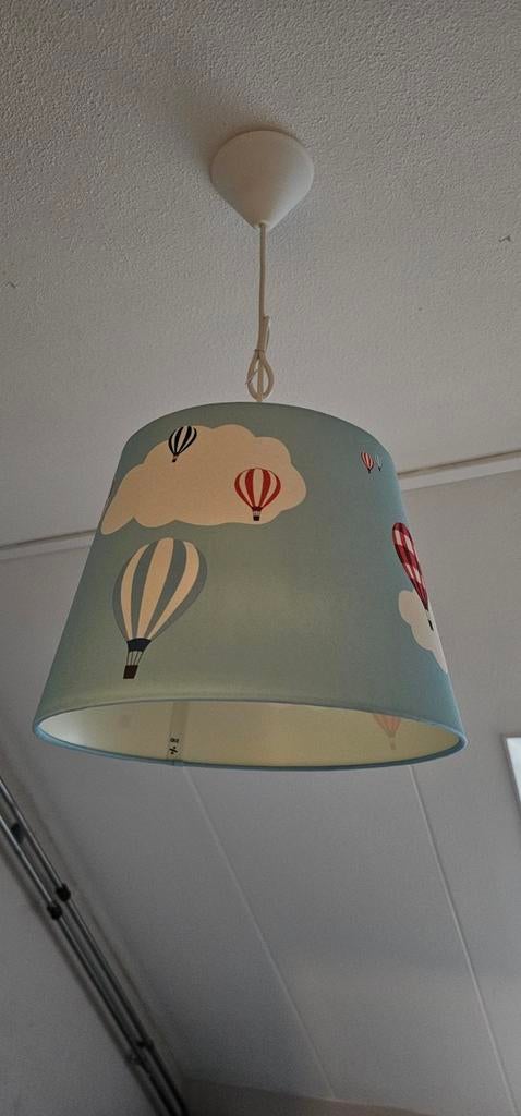 Hanglamp kinderkamer - Luchtballonnen en wolken, Huis en Inrichting, Lampen | Hanglampen, Gebruikt, Ophalen of Verzenden, Minder dan 50 cm