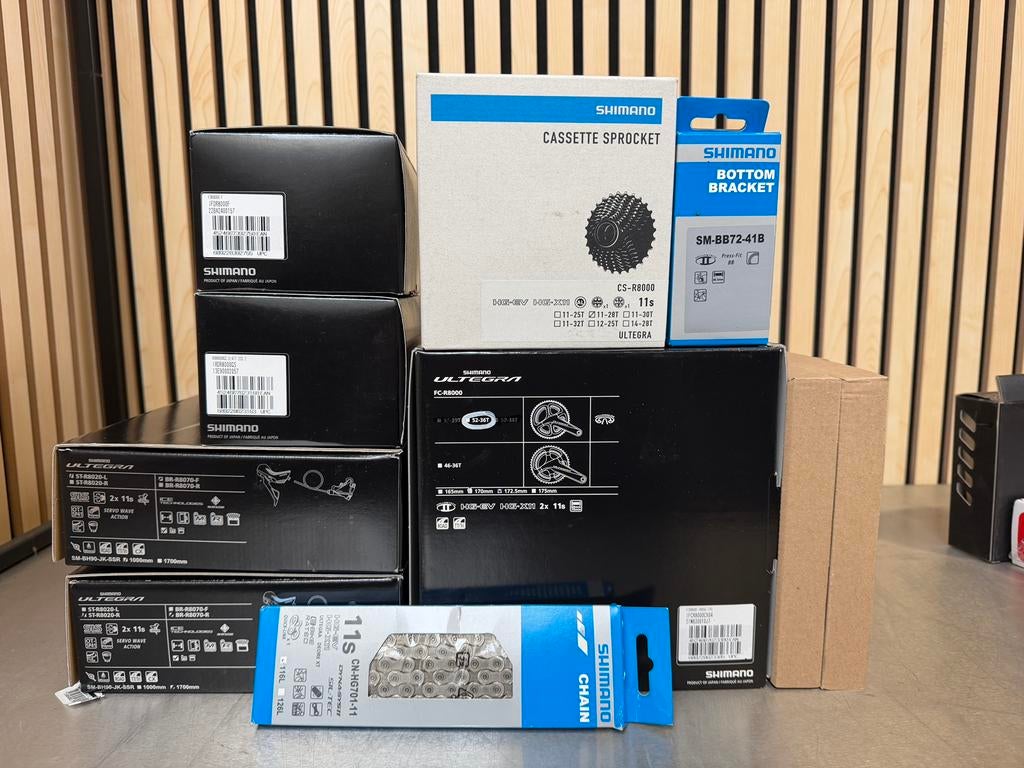 Shimano Ultegra R8000 Disc Groepset – NIEUW – 2x11 speed, Ophalen of Verzenden, Nieuw, Overige typen