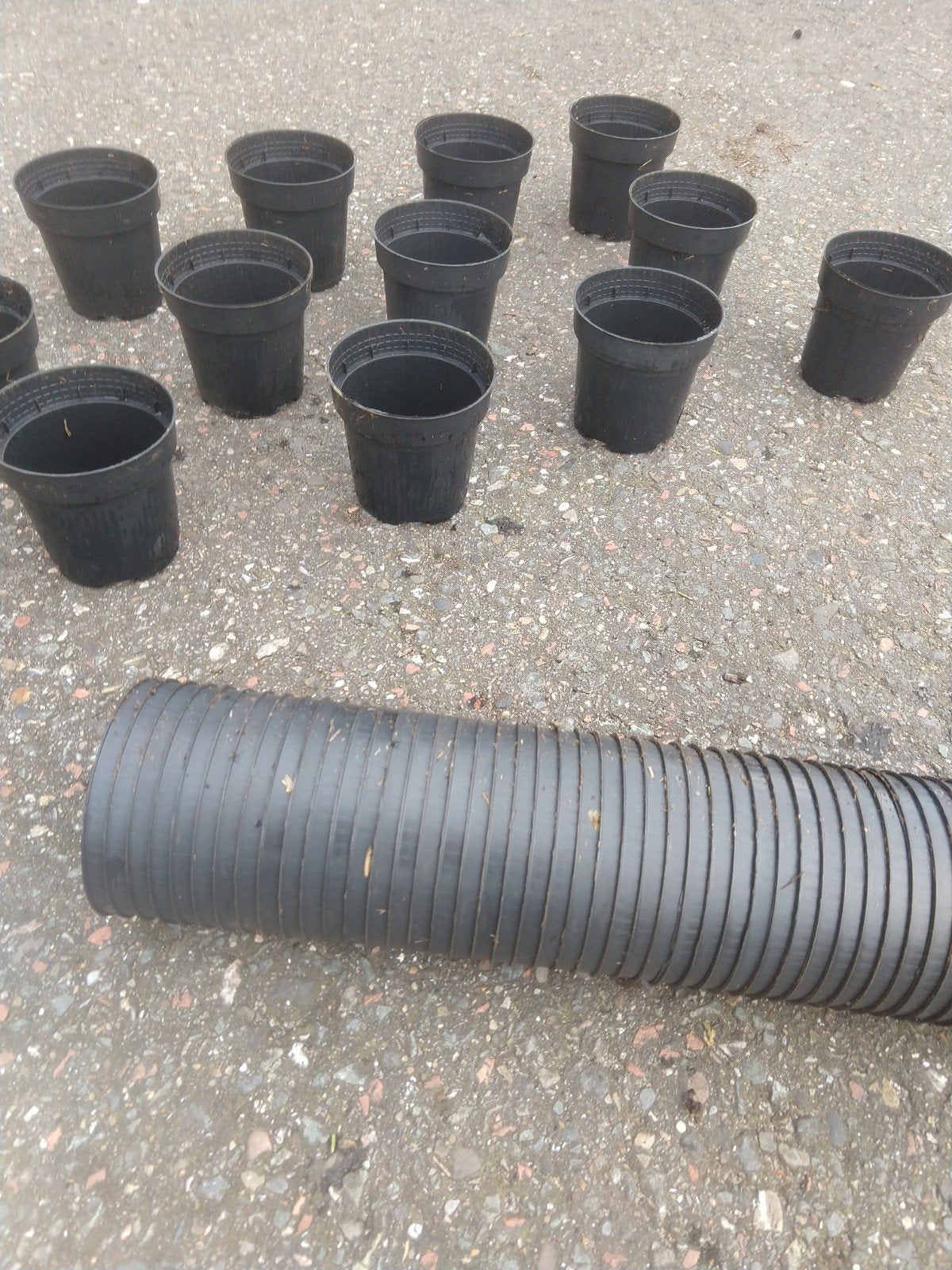 Kweekpotten 19 cm inh 3 ltr., Tuin en Terras, Bloembakken en Plantenbakken, Ophalen, Rond, Kunststof, Minder dan 30 cm