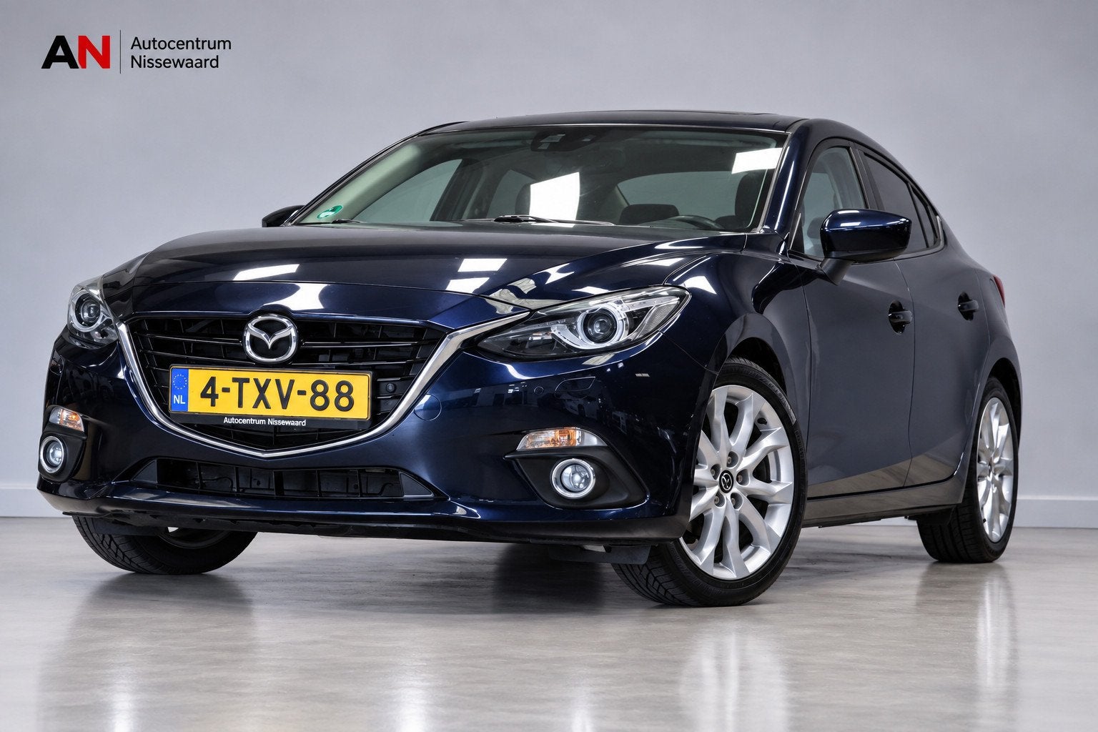 Mazda 3 2.0 GT-M |Leder|HeadUp|Stoelverwarming|, Auto's, Voorwielaandrijving, Gebruikt, Zwart, 4 cilinders