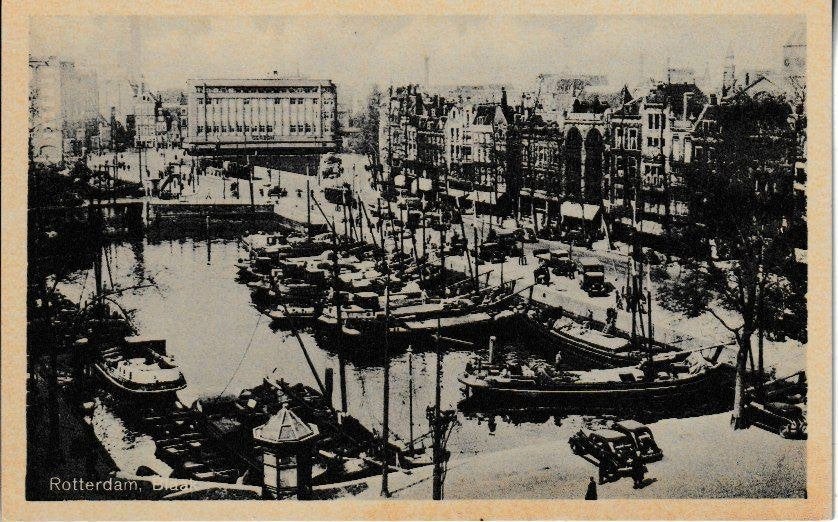 ROTTERDAM - BLAAK, Verzamelen, Ophalen of Verzenden, 1940 tot 1960, Ongelopen, Zuid-Holland
