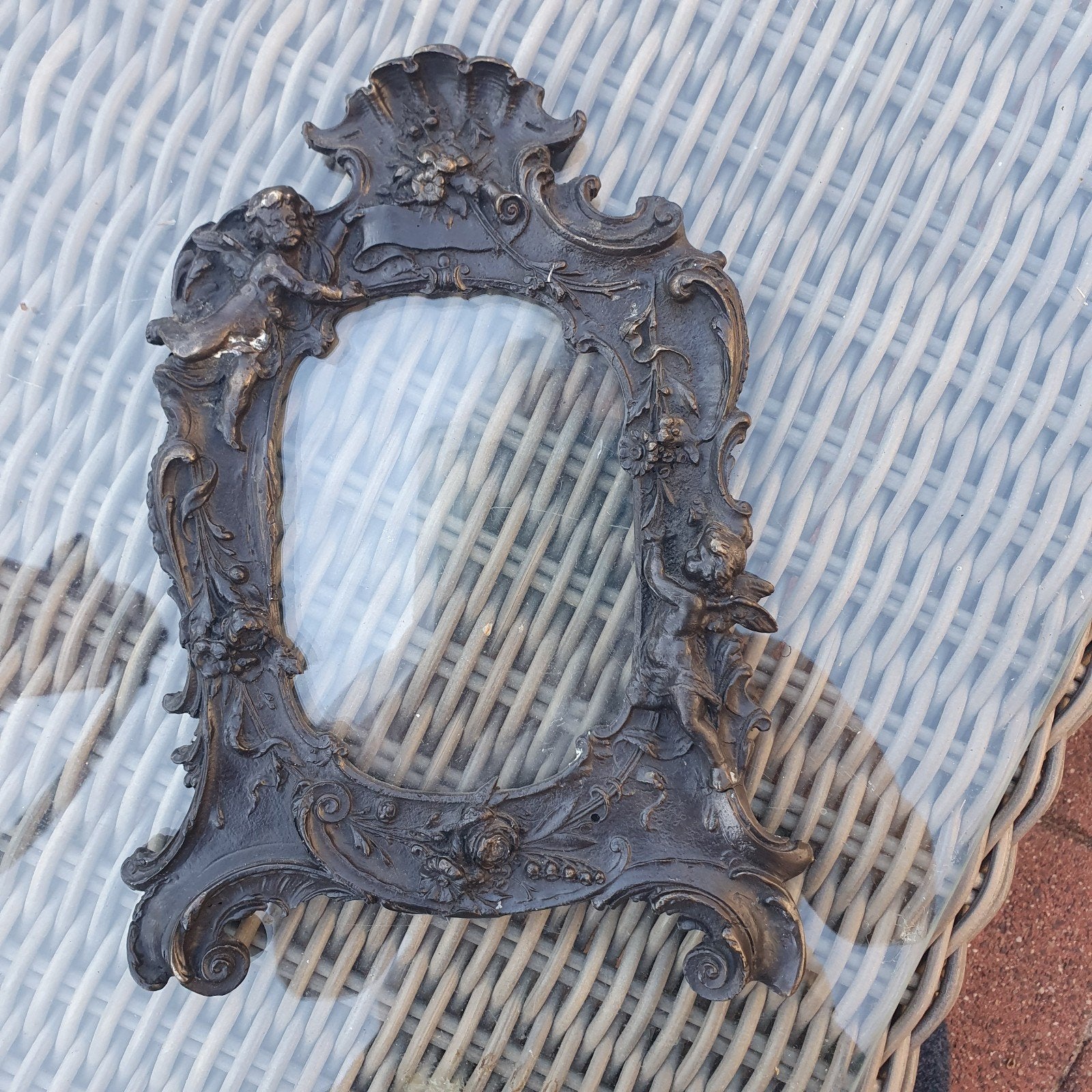 Antieke Franse Rococo fotolijst SAVER PARIS ca. 1900, Antiek en Kunst, Ophalen of Verzenden