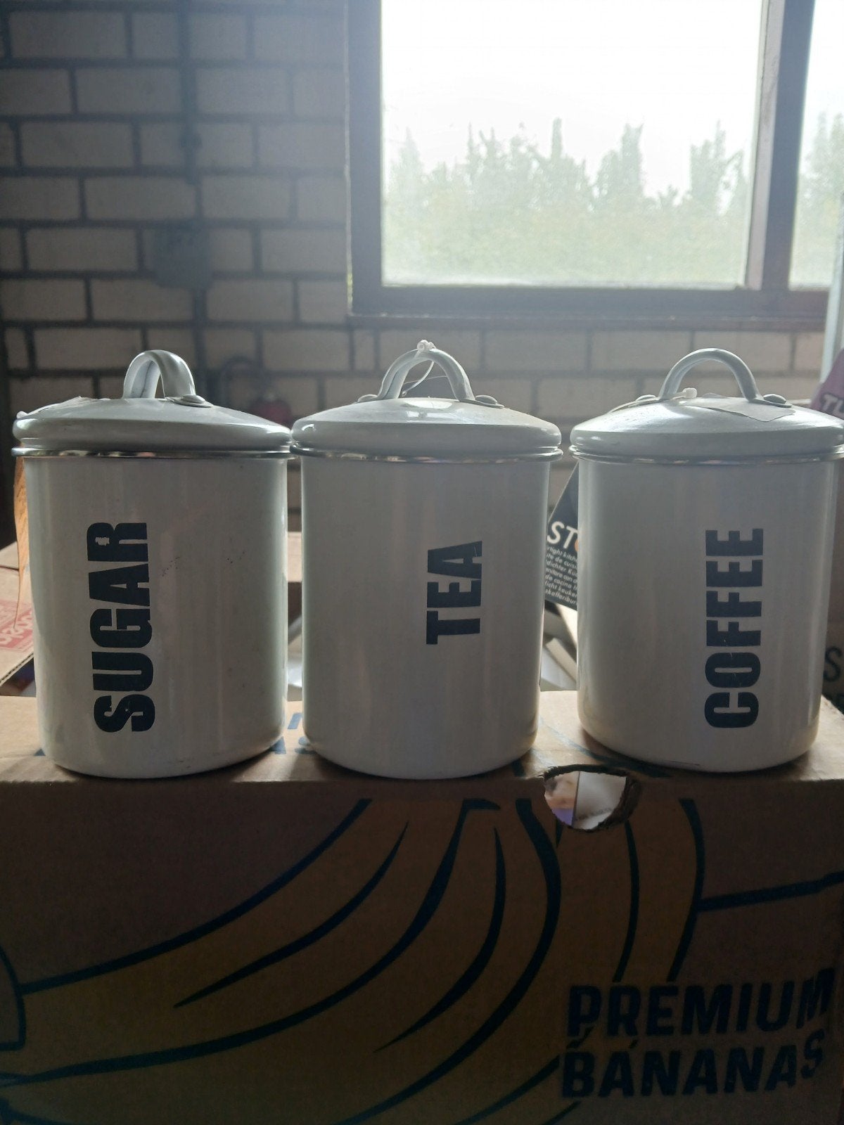 Set van 3 voorraadpotten: Suiker, Thee en Koffie, Ophalen of Verzenden