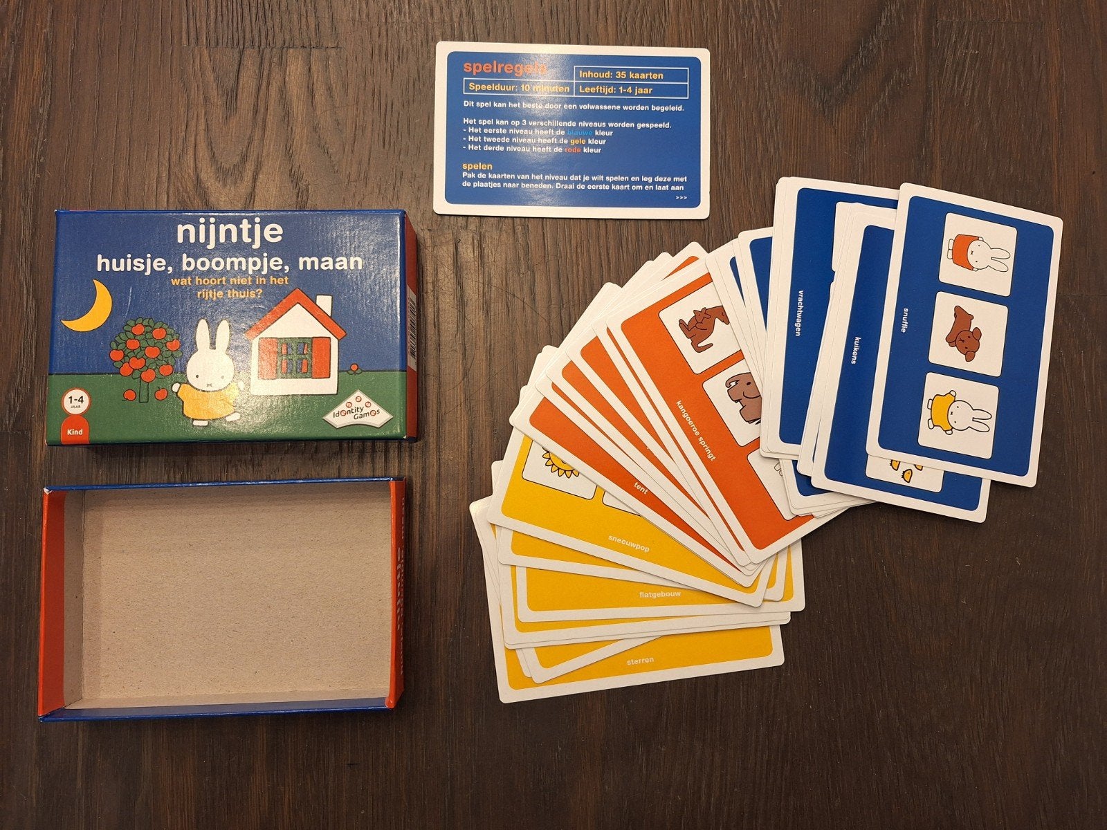 Spel nijntje huisje boompje maan uiteraard compleet, Ophalen of Verzenden, Zo goed als nieuw, Speelkaart(en)