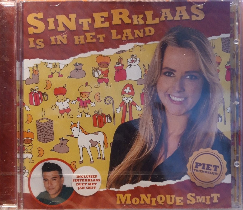 Monique Smit - Sinterklaas is in het land (CD), Cd's en Dvd's, Ophalen of Verzenden, 3 tot 5 jaar, Inclusief doosje, Album
