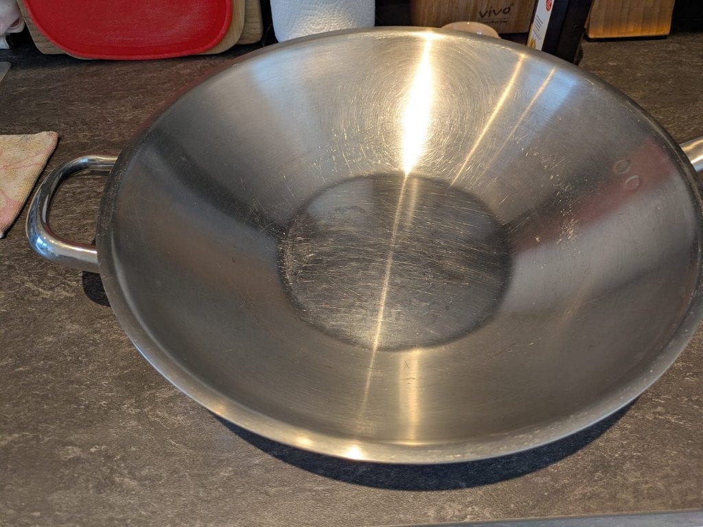 Spring Wok 35cm, Ophalen, Gebruikt, Rvs, Overige merken