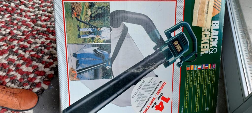 Black & Decker Bladblazer/Bladzuiger GW150, Ophalen, Gebruikt, Met opvangzak, Handgedragen