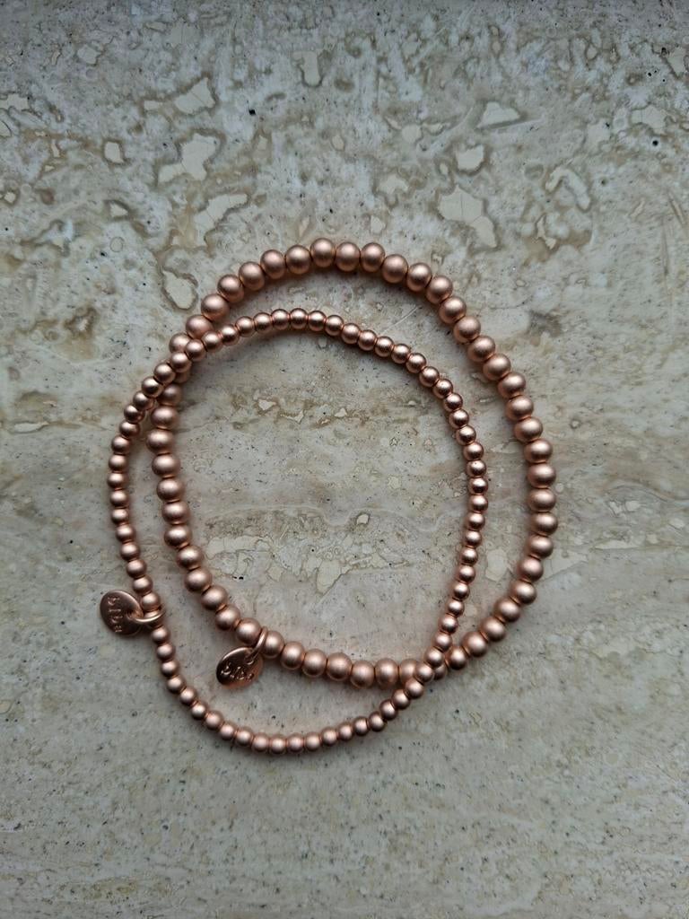 Biba mat rosé armbandjes 3 euro pst nieuw, Overige materialen, Nieuw, Ophalen of Verzenden, Roze