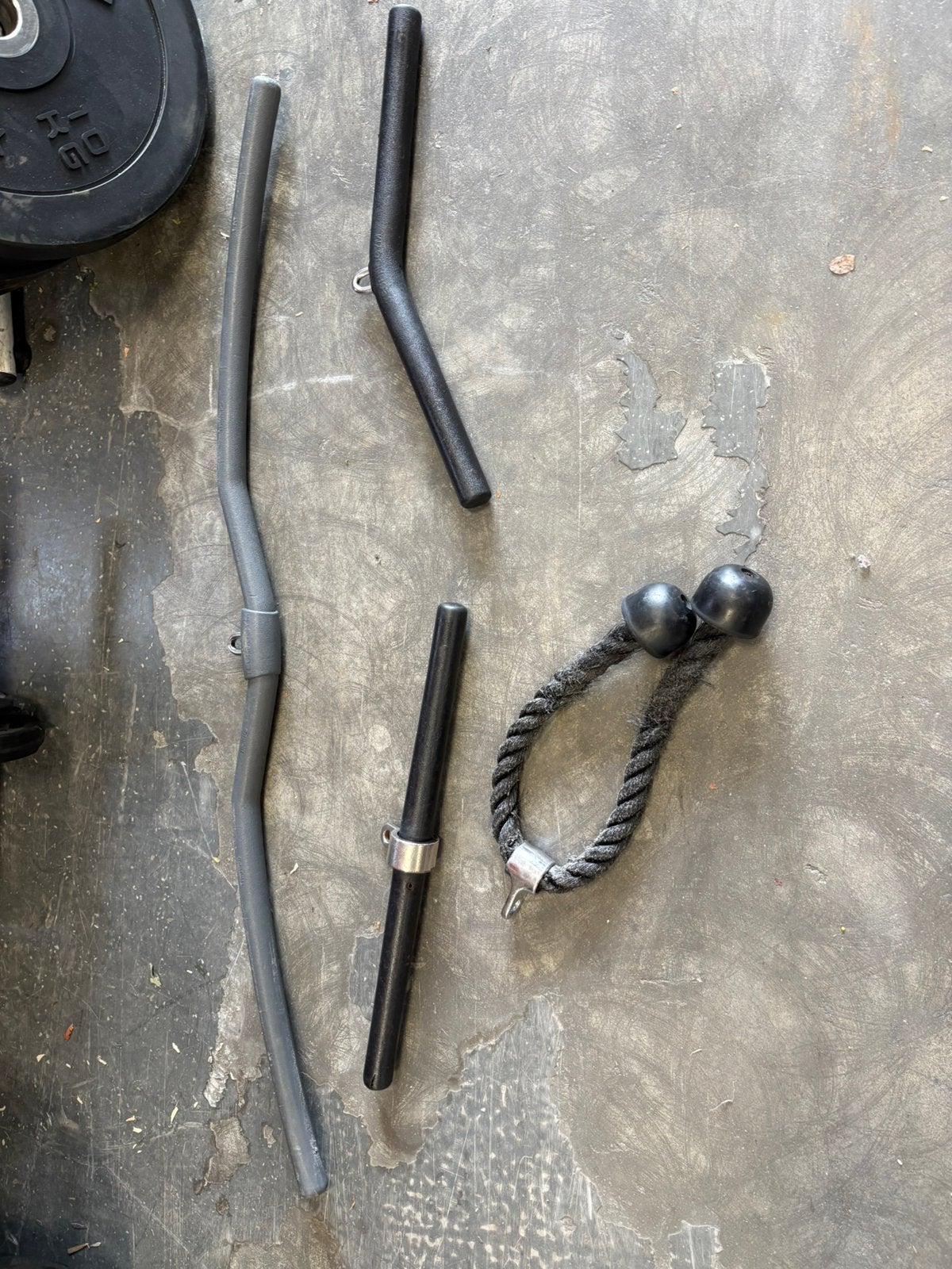 Technogym lat pully grepen en touw, Grepen, Overige typen, Ophalen of Verzenden, Lat pull