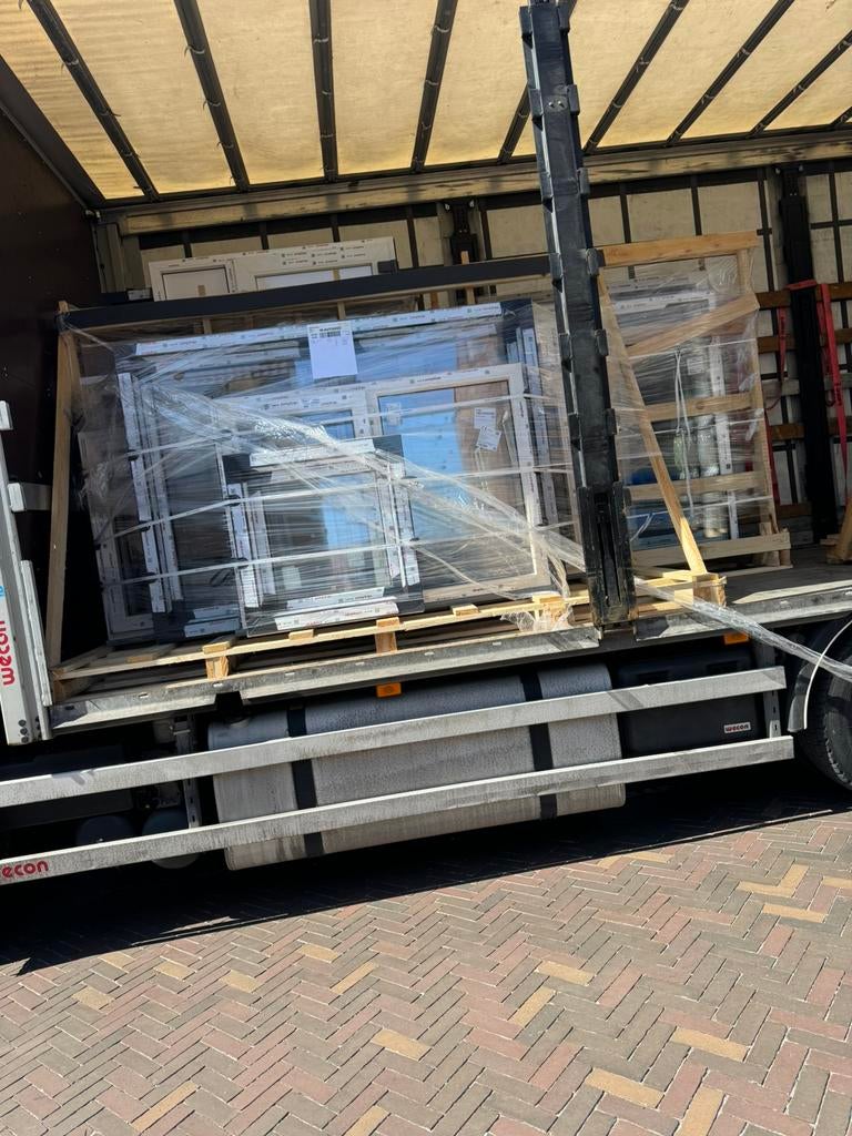 Schuifpuien aluplast / gealan + lage montage, Ophalen of Verzenden, Zo goed als nieuw, Overige typen